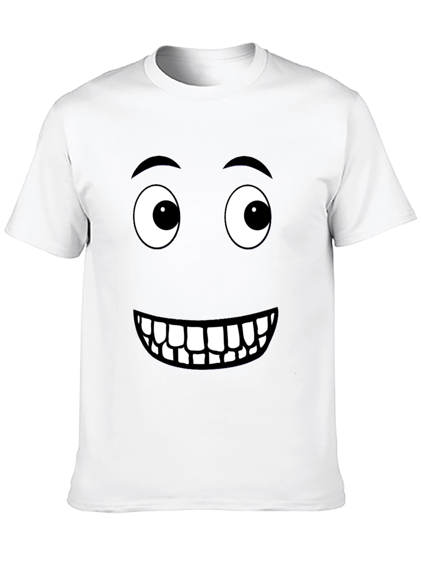 Black Funny Face Graphic T-Shirt view 10