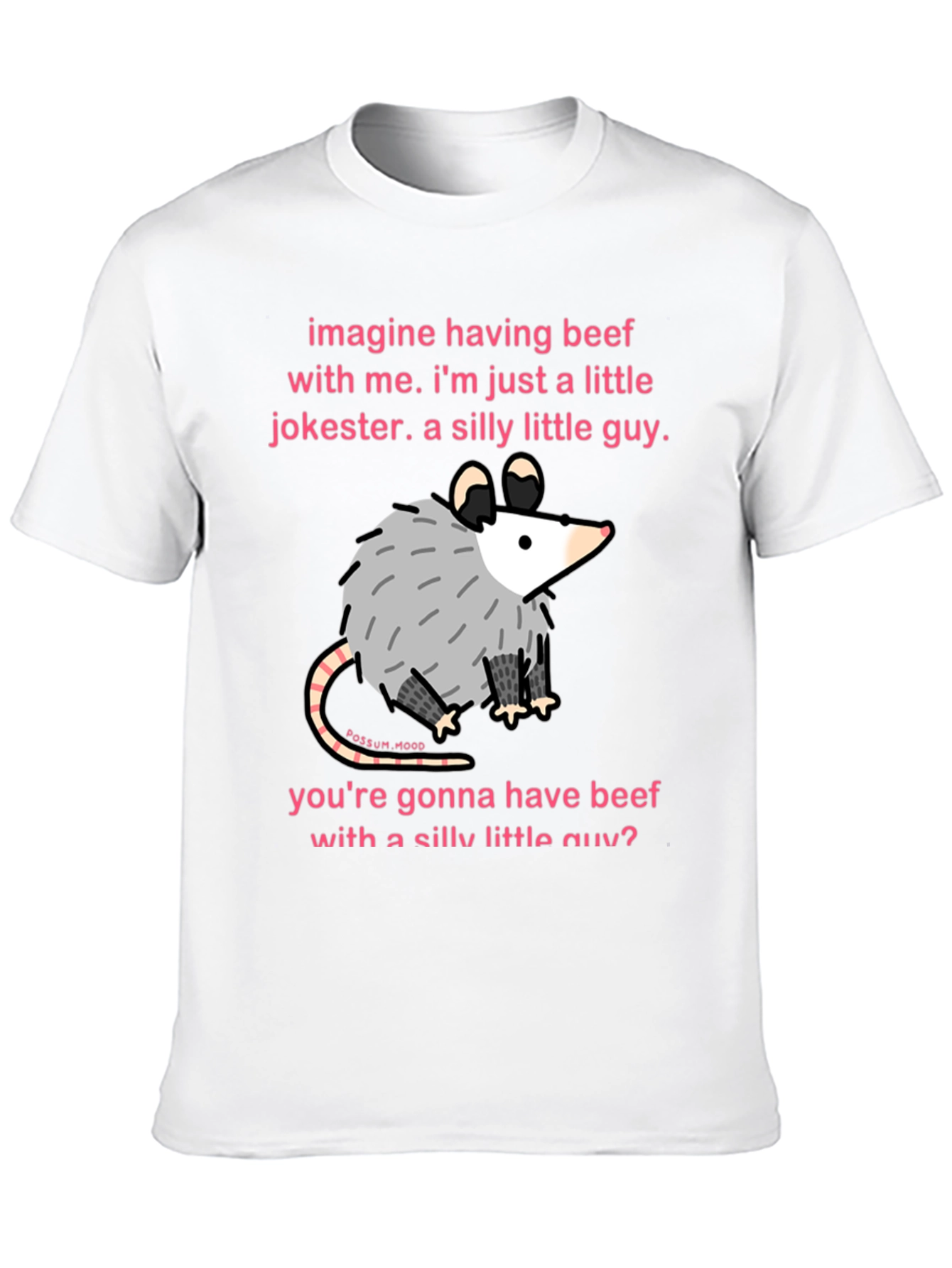 Black Silly Little Guy Possum Tee view 10