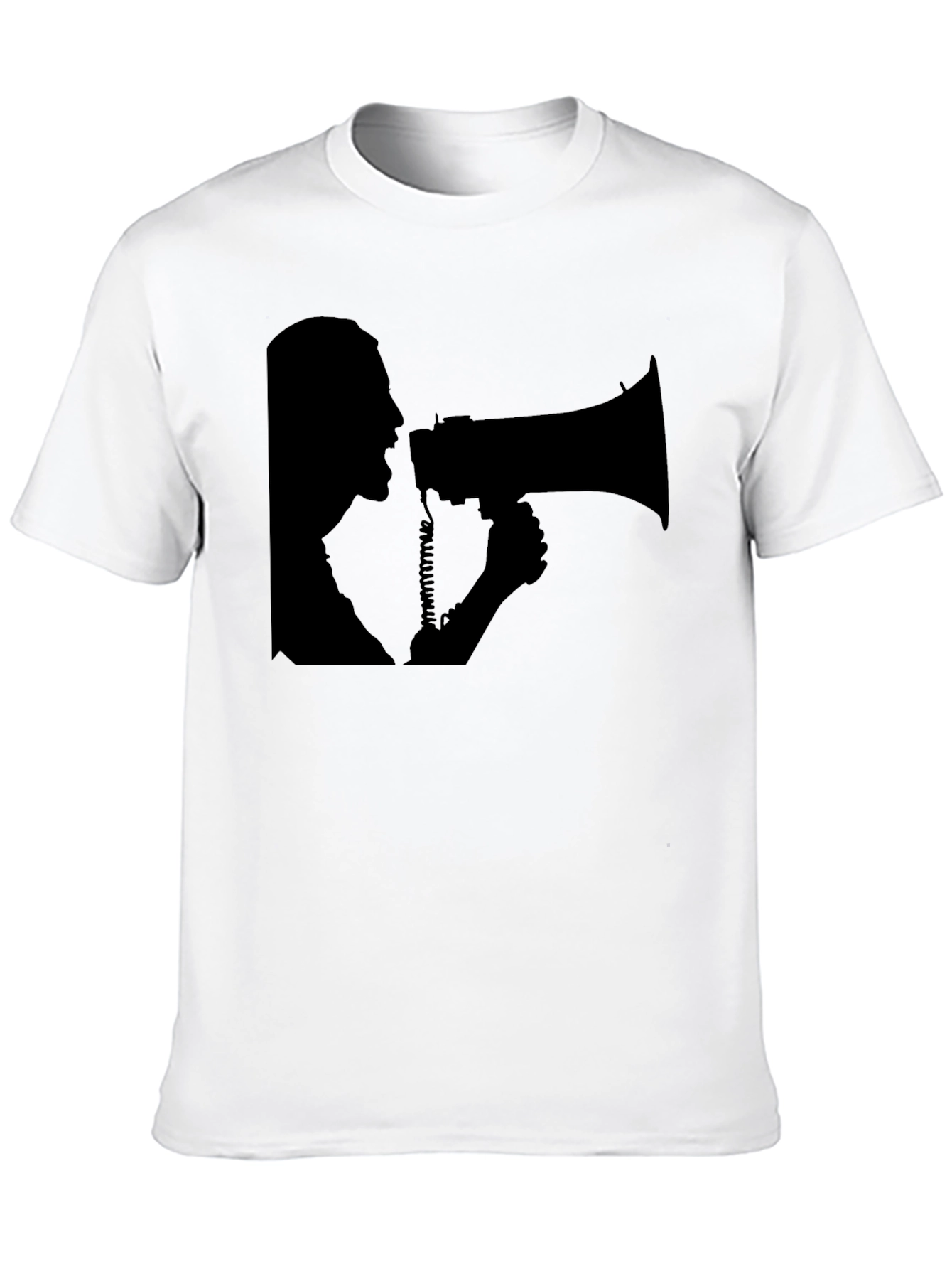 Black Megaphone Graphic T-Shirt view 10