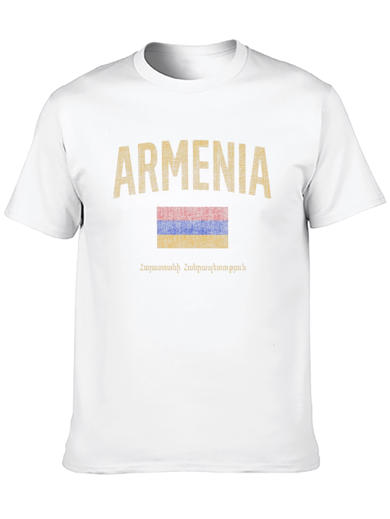 Armenia Flag T-Shirt - Distressed Graphic Tee - 10