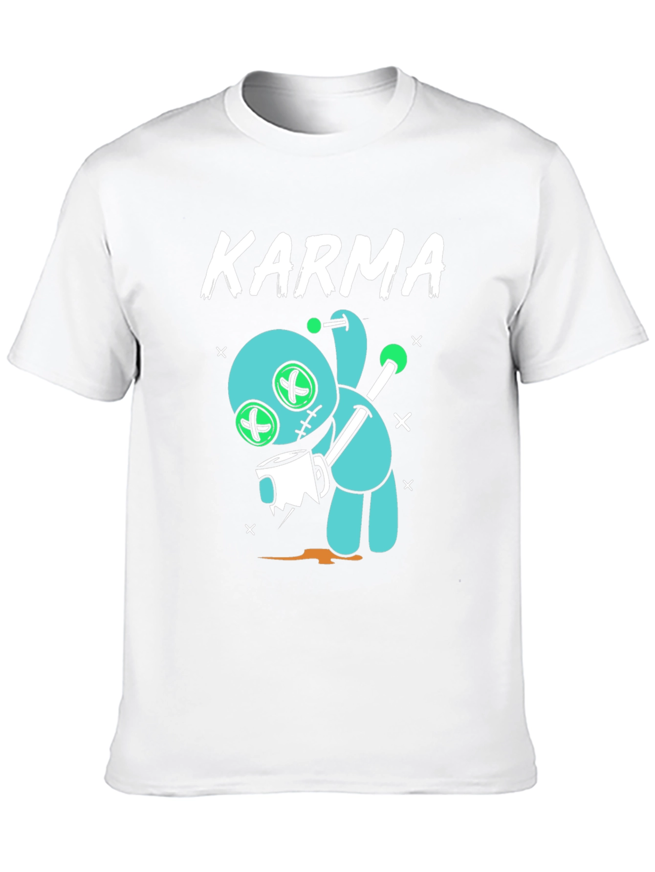 Black Karma Voodoo Doll Graphic T-Shirt view 10