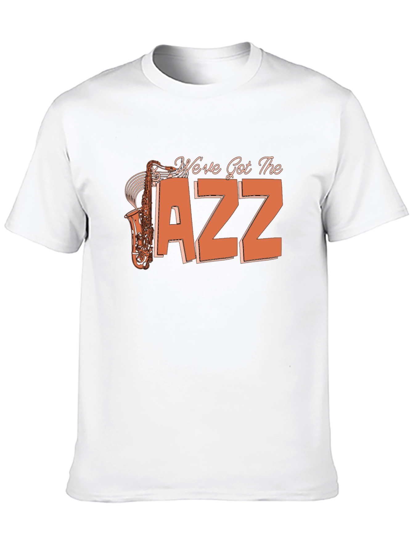 Black We've Got the Jazz Saxophone T-Shirt view 10