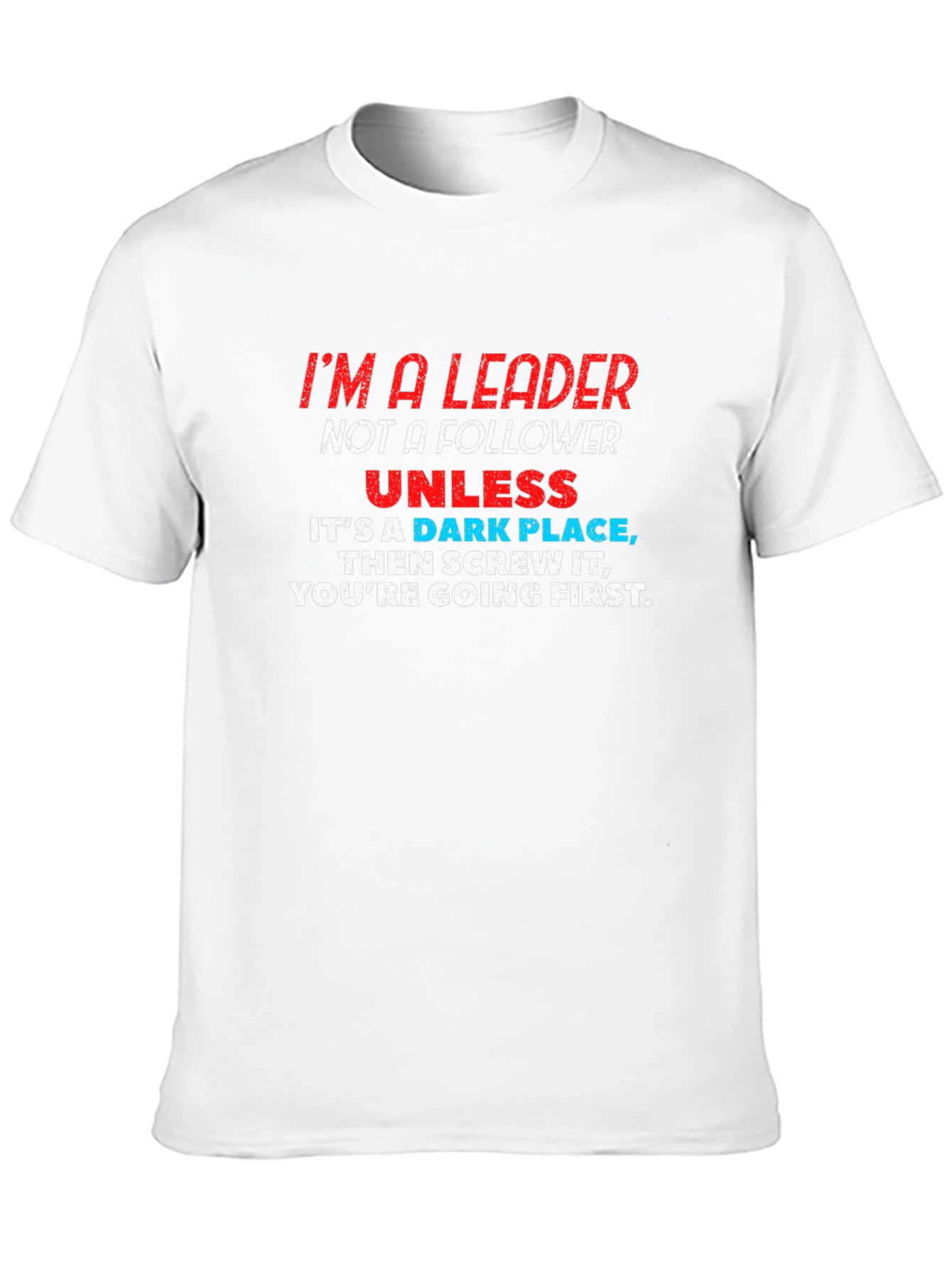Black I'm A Leader Graphic T-Shirt view 10