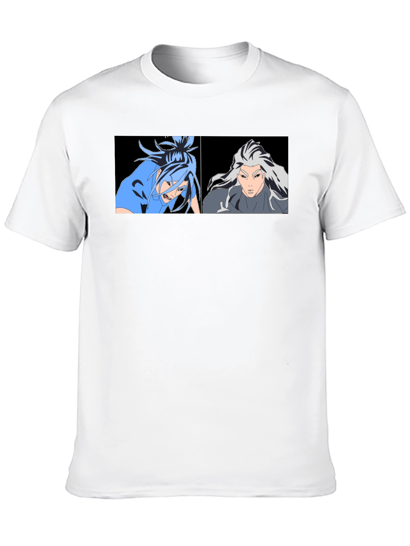 Black Anime Character Graphic Print Black T-Shirt view 10