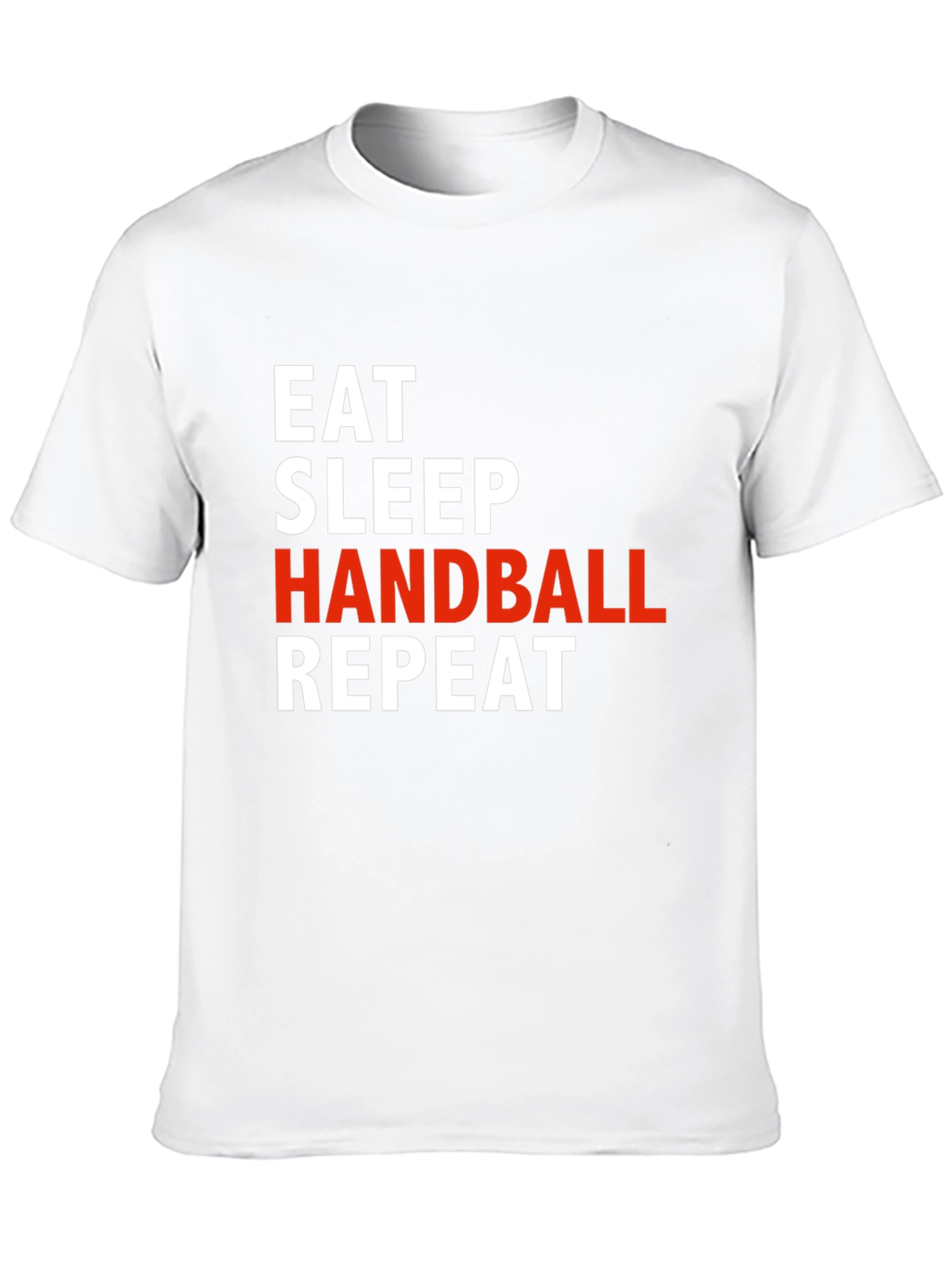 Black Eat Sleep Handball Repeat Graphic T-Shirt view 10