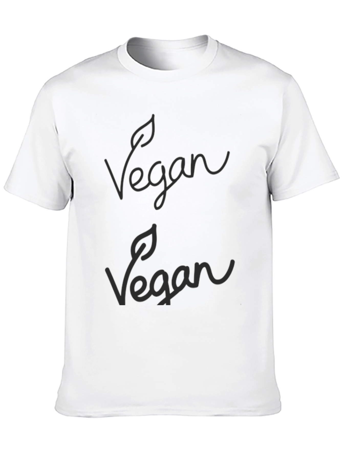 Black Vegan Graphic Print T-Shirt - Eco-Friendly Fashion view 10