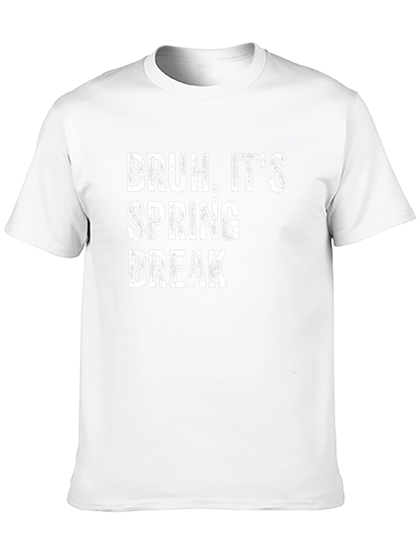 Black Bruh It's Spring Break T-Shirt Funny Vacation Tee view 10