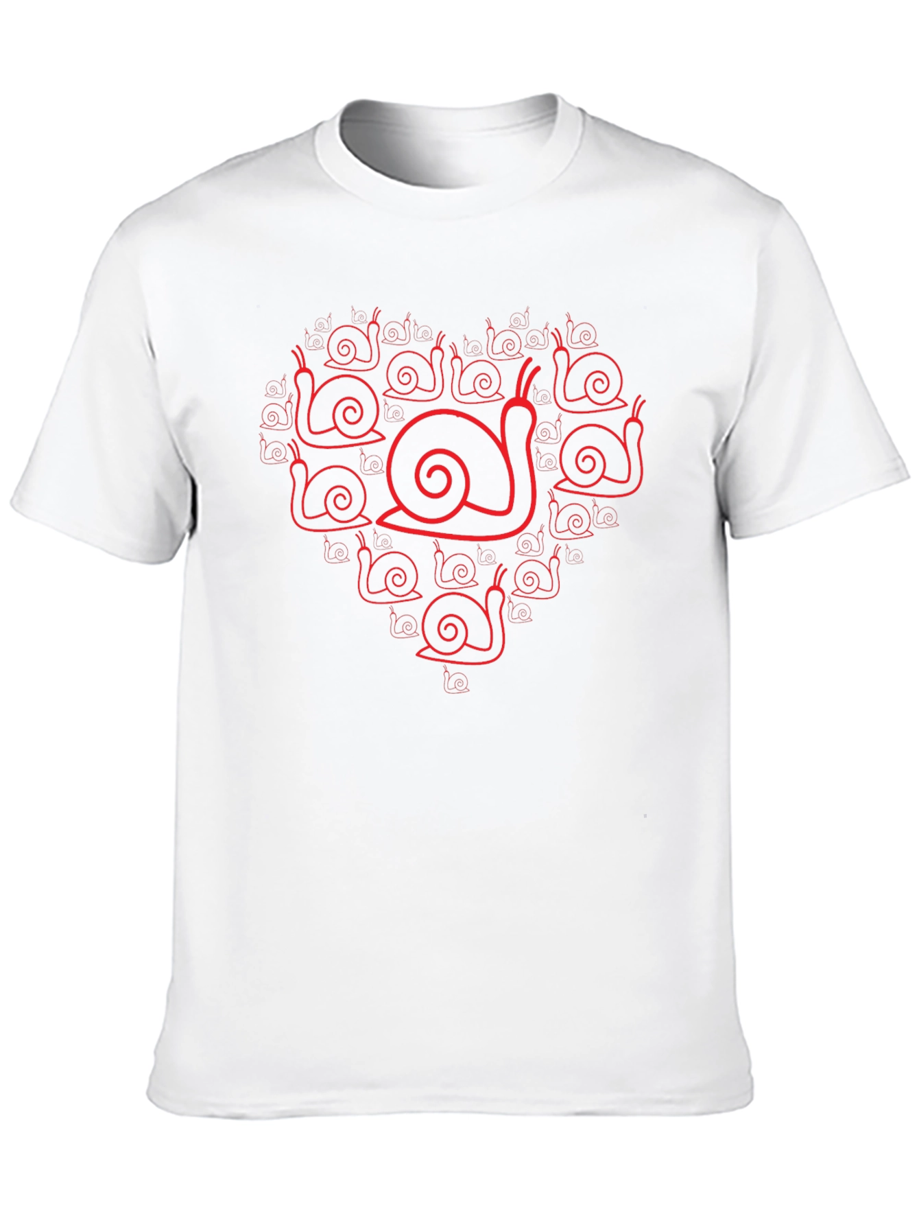 Black Snail Heart Graphic Tee - Black view 10
