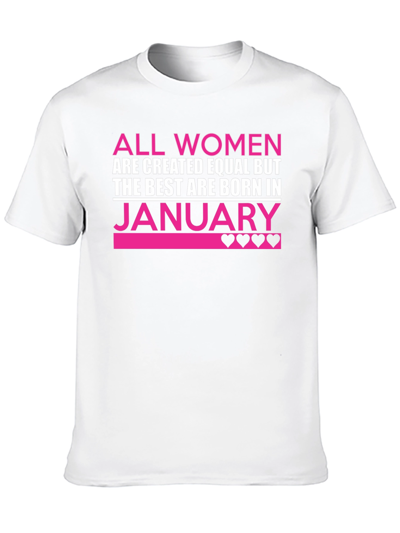 Women's January Birthday T-Shirt - 10