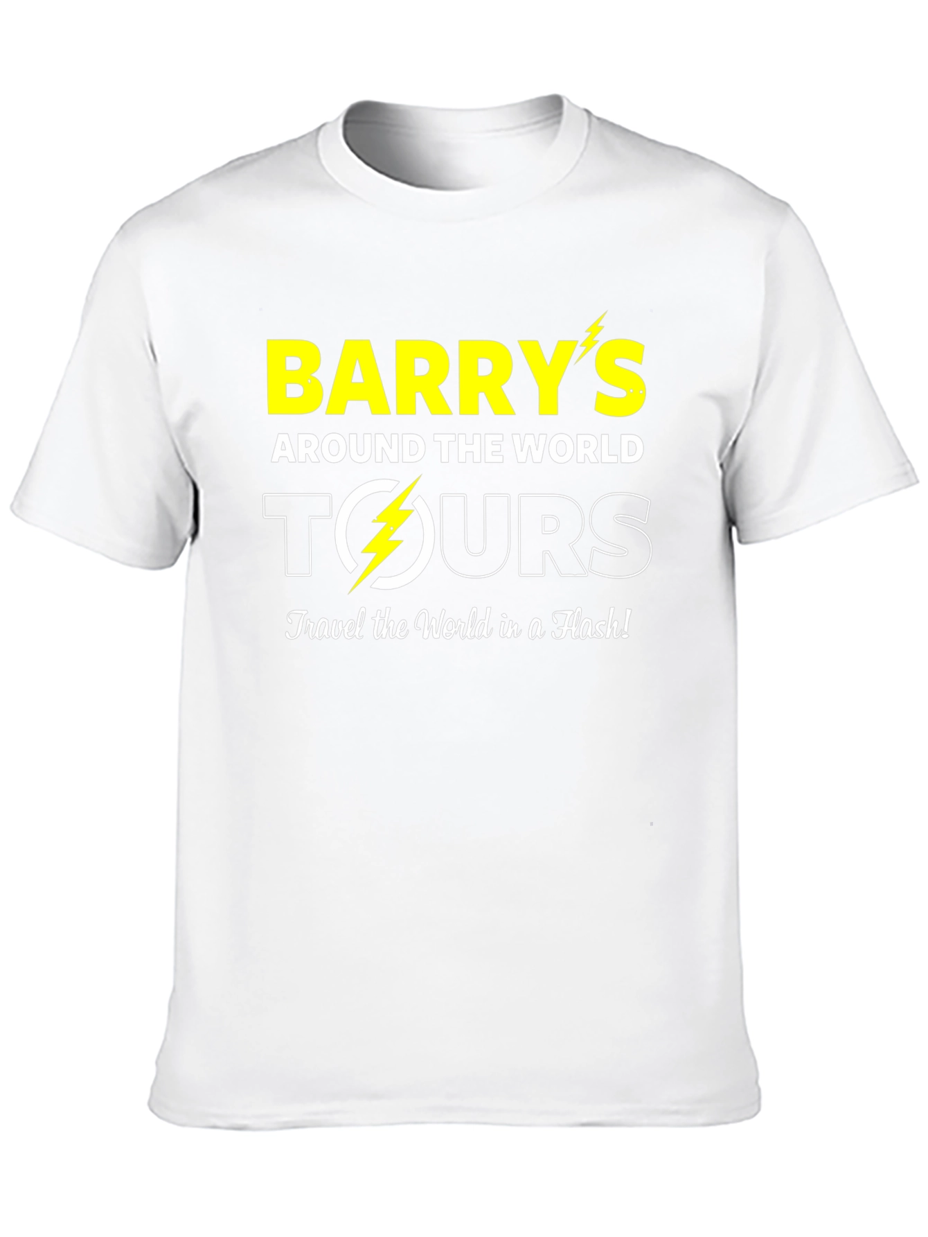 Black Barry's Around the World Tours Graphic Tee view 10