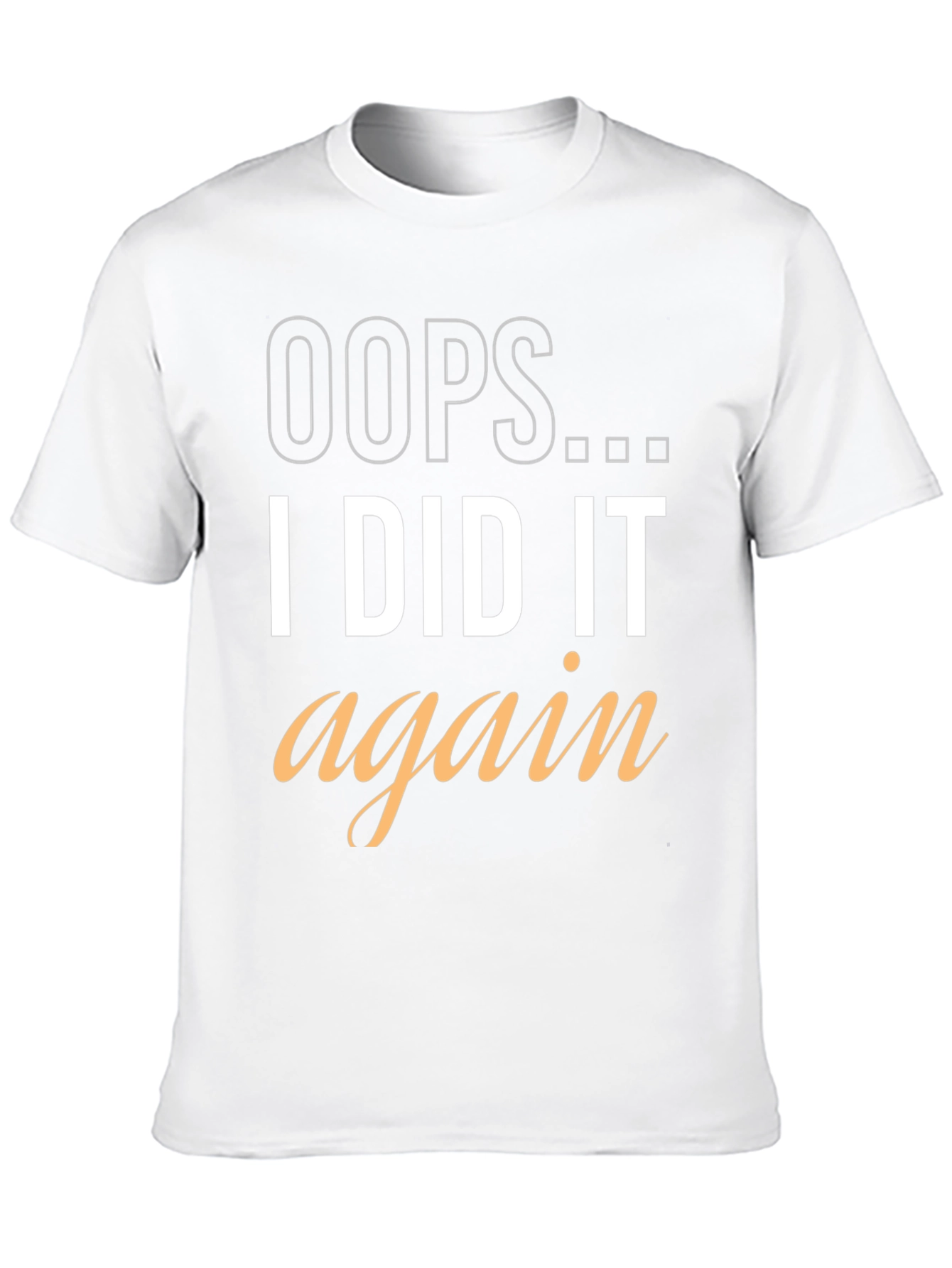 Black Oops I Did It Again Graphic Tee view 10