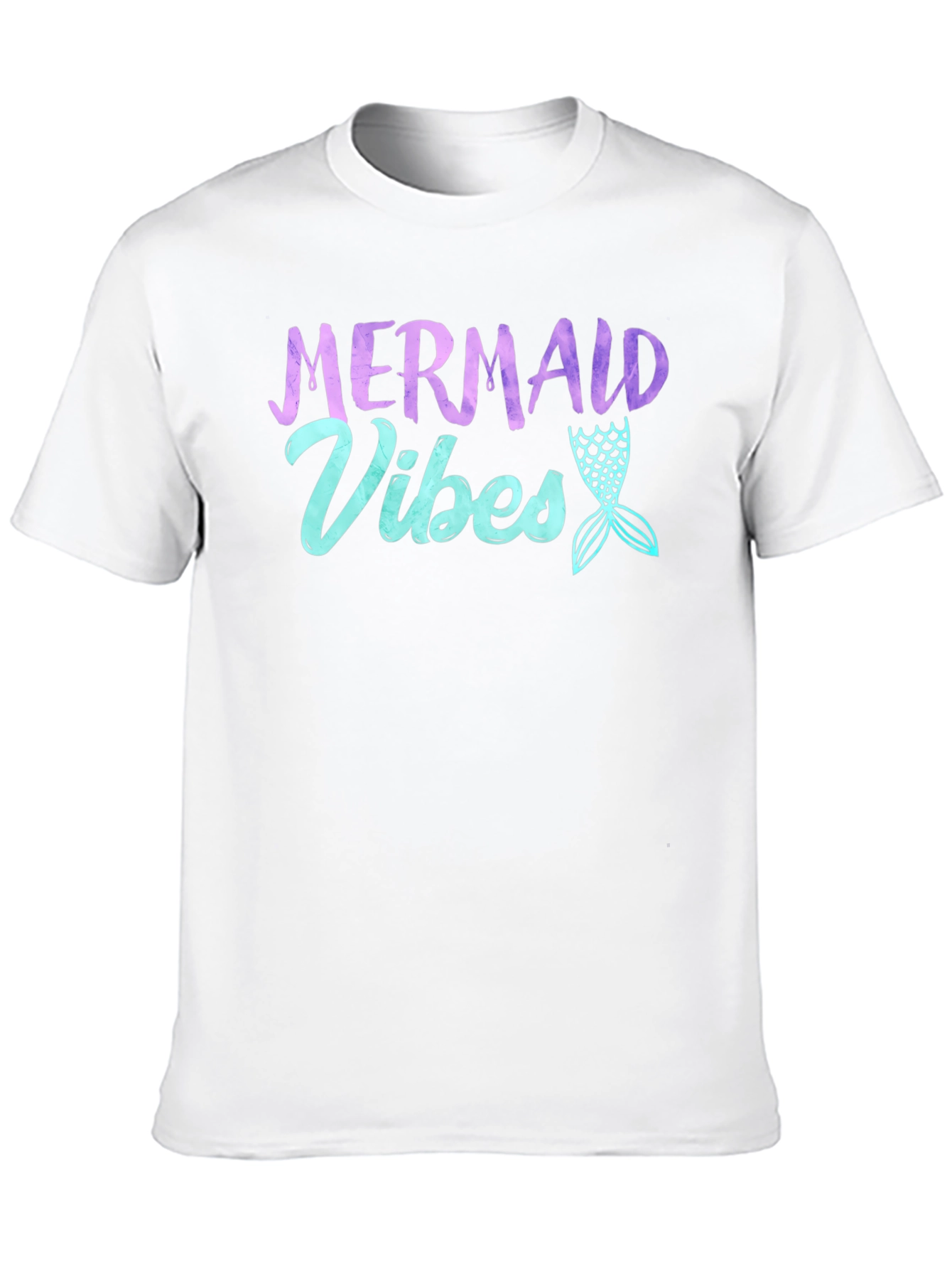 Black Mermaid Vibes T-Shirt - Black Graphic Tee view 10