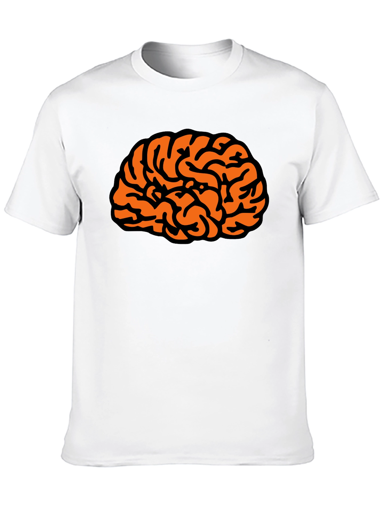 Black Brain Graphic Tee - Black Short Sleeve Shirt view 10