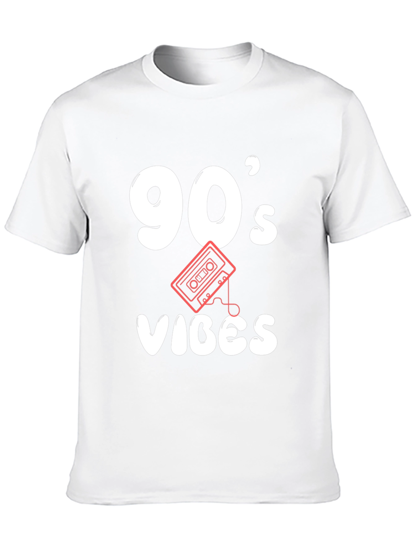 Black 90's Vibes Black Graphic Tee view 10