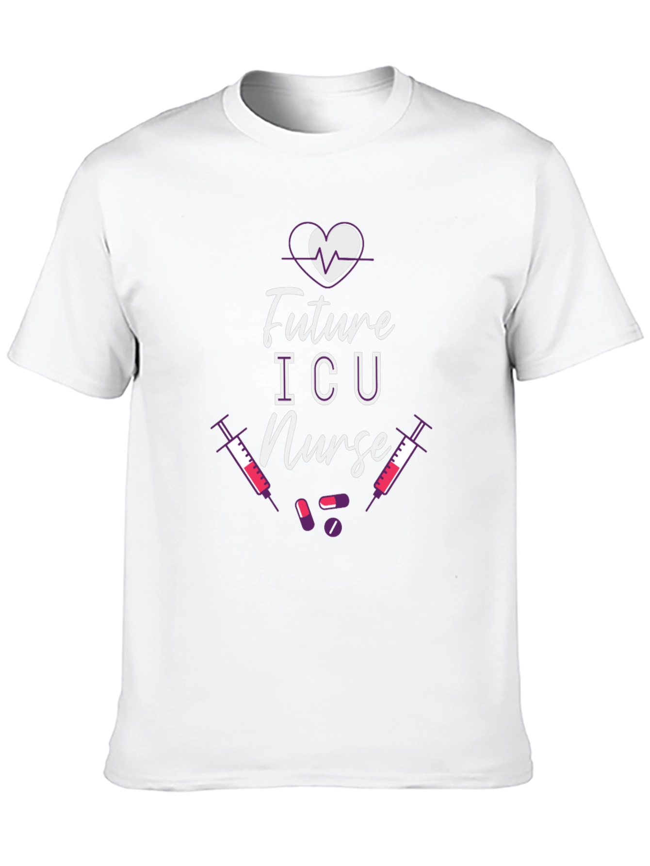 Black Future ICU Nurse T-Shirt view 10