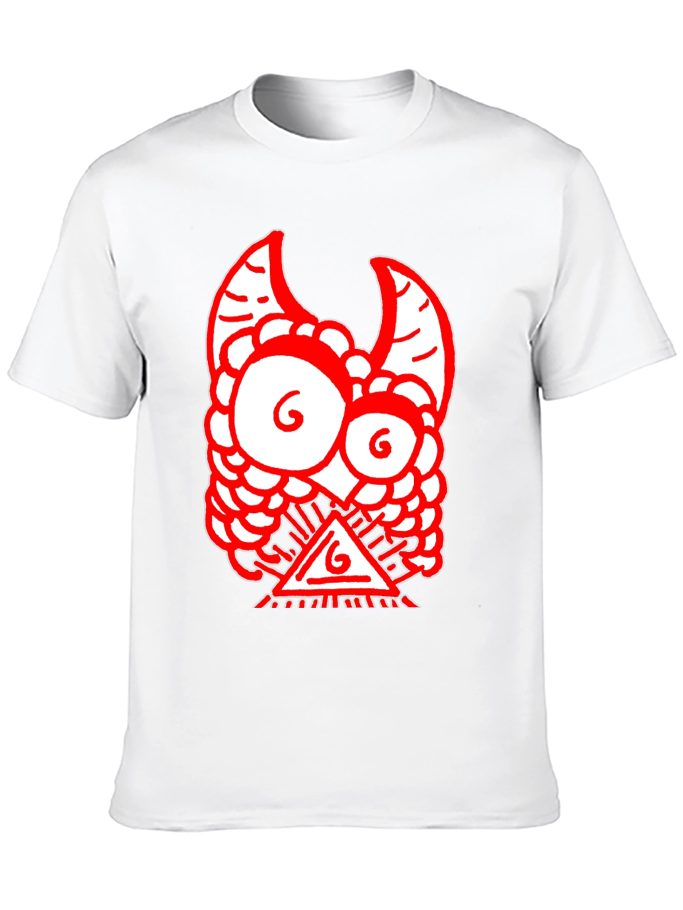 Black Red Monster Graphic Black T-Shirt view 10