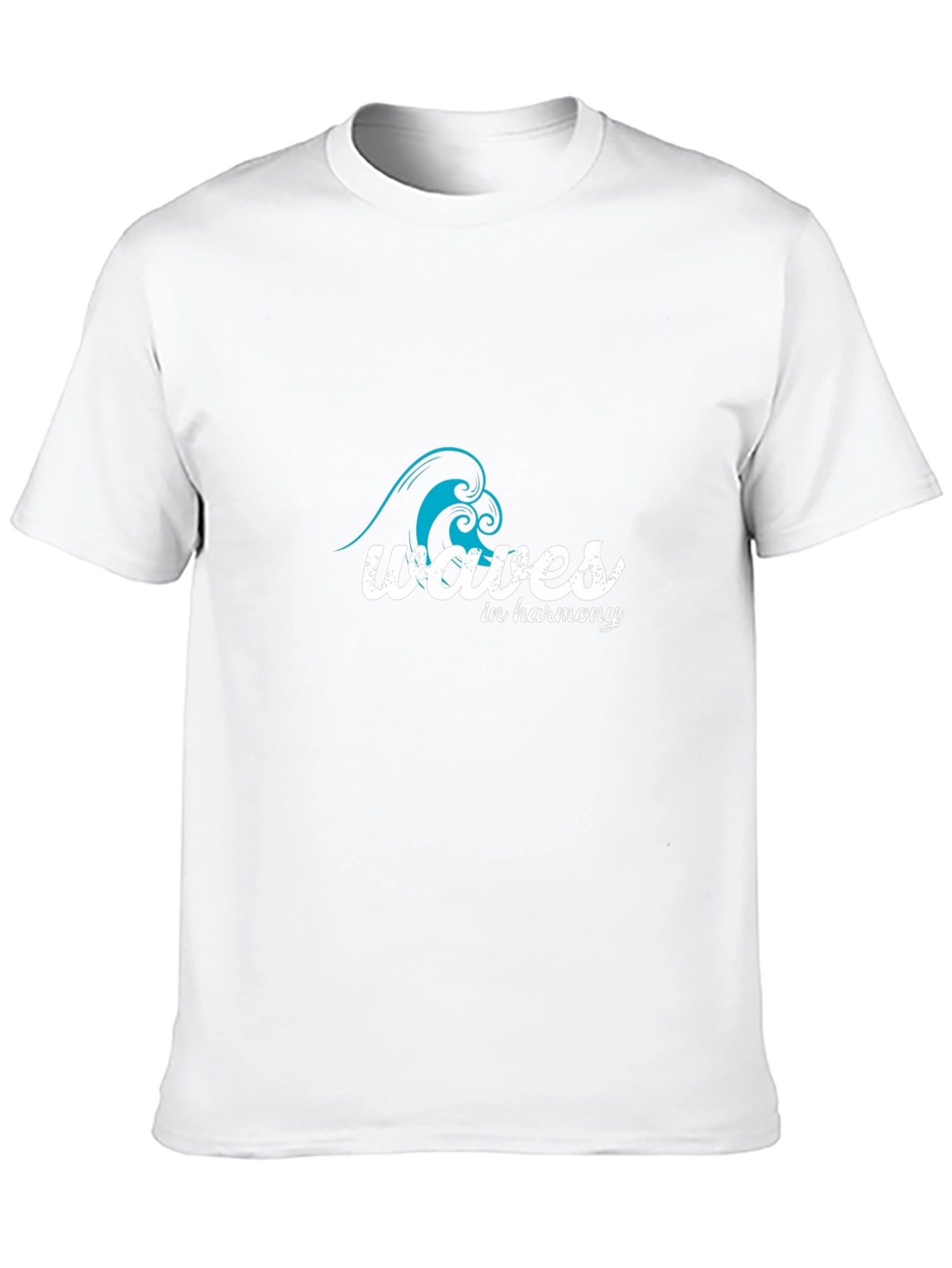 Black Waves In Harmony Graphic T-Shirt view 10