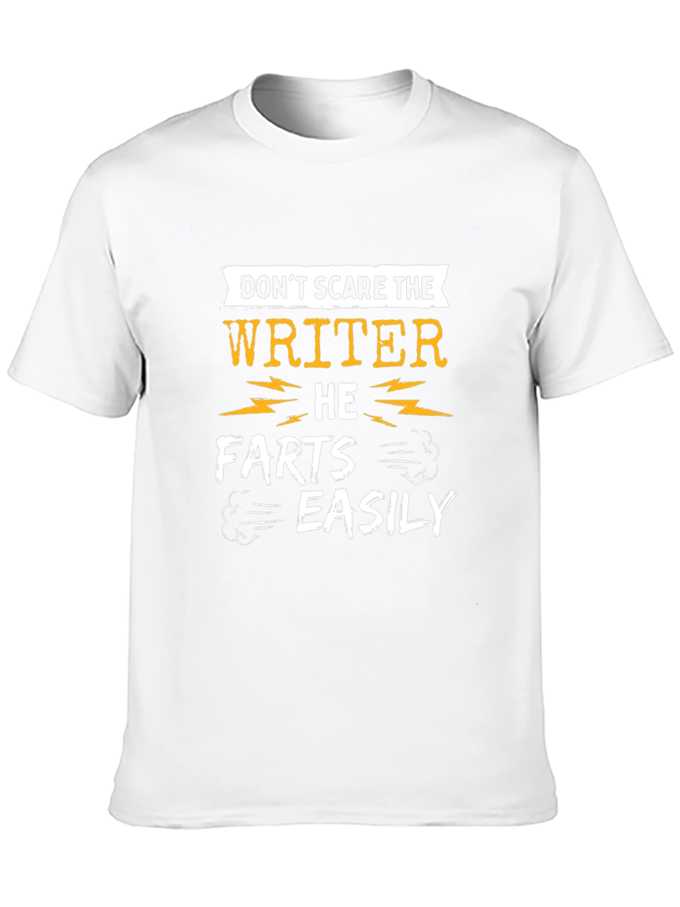 Black Writer Humor T-Shirt: Don't Scare the Writer! view 10
