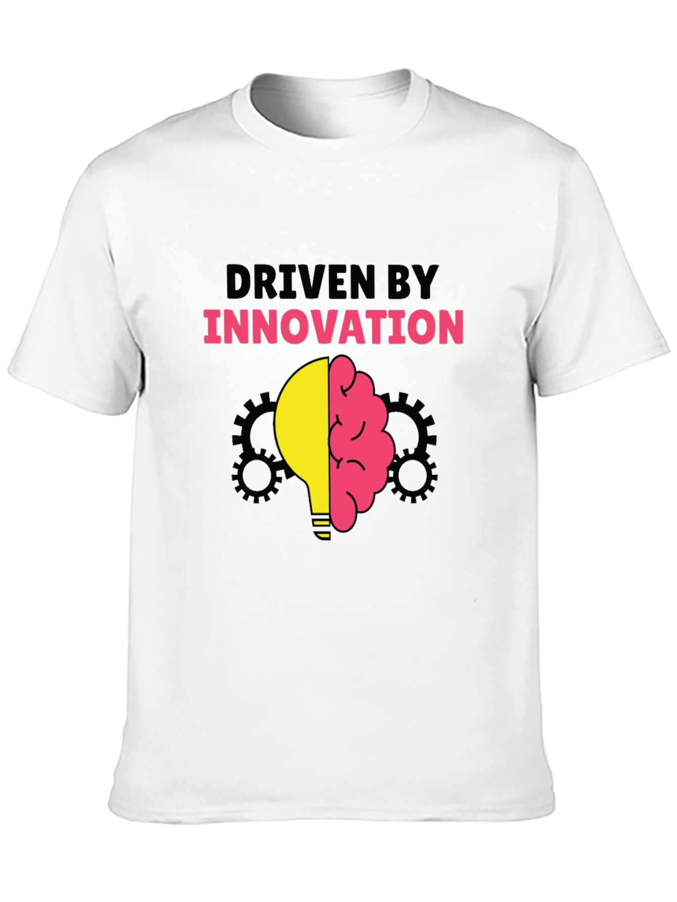 Black Driven By Innovation Graphic T-Shirt view 10
