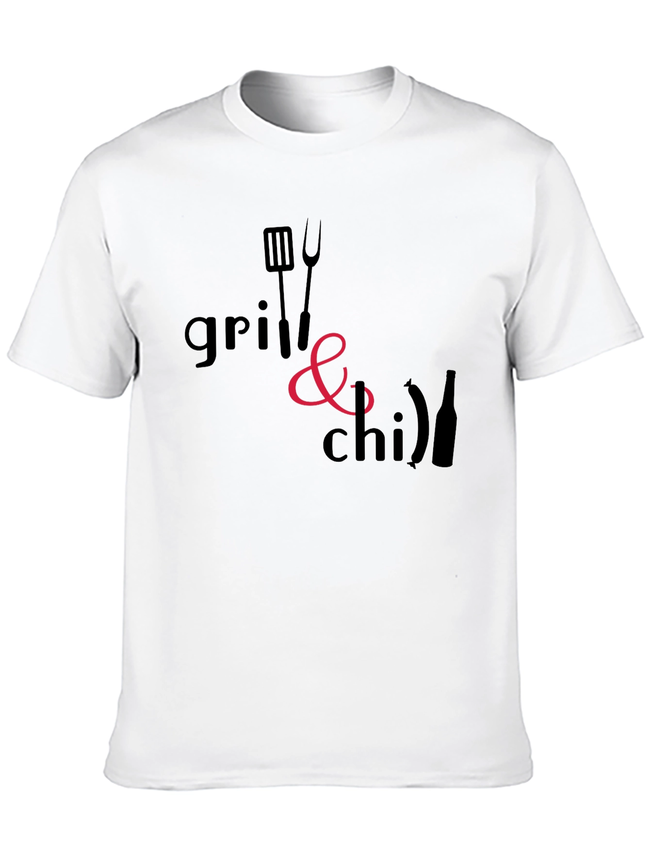 Black Grill & Chill Black T-Shirt - BBQ Ready view 10