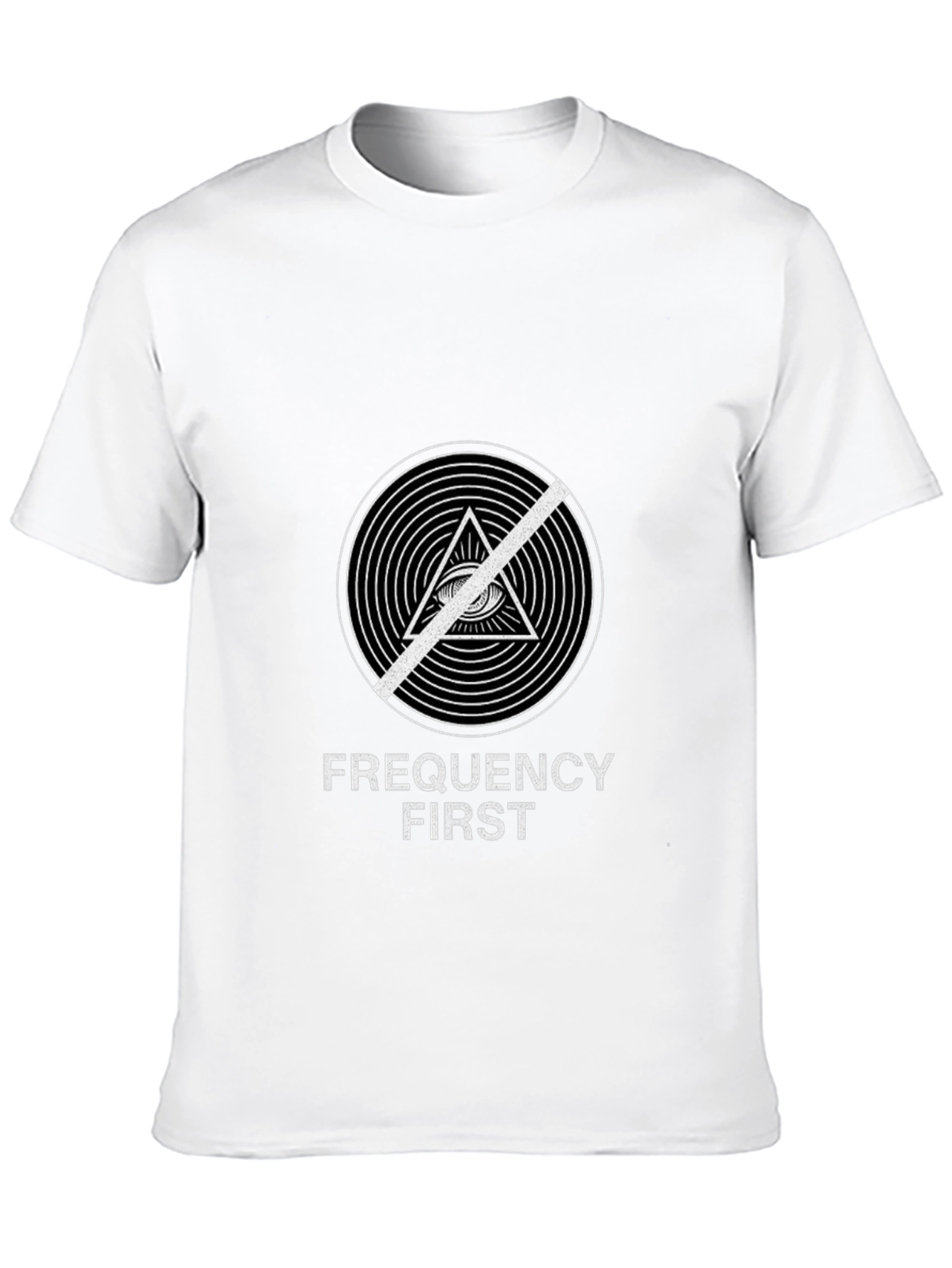 Black Frequency First Graphic Black T-Shirt view 10