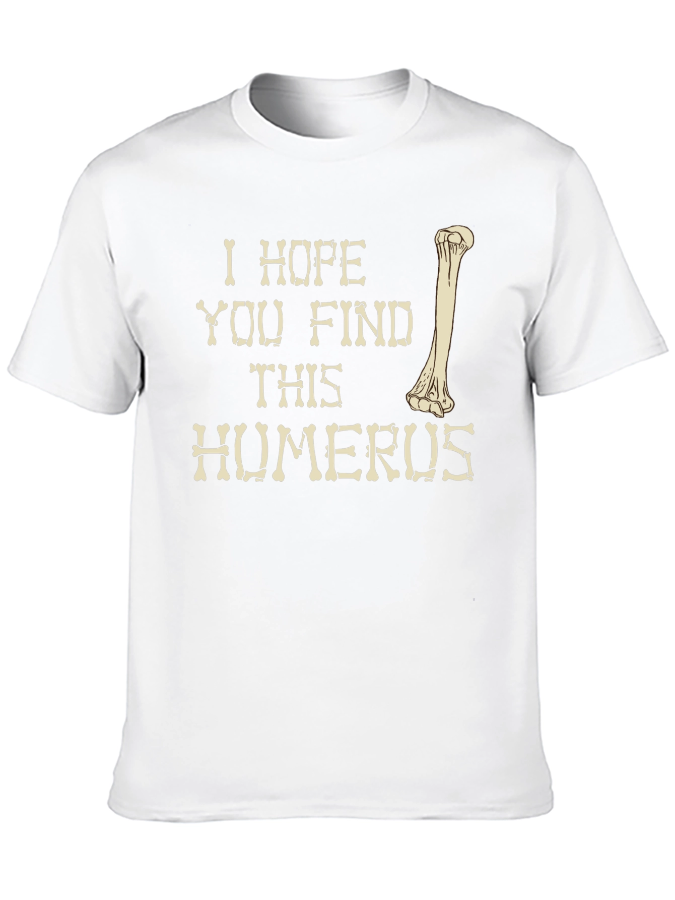 Black Humorous Bone Graphic T-Shirt view 10