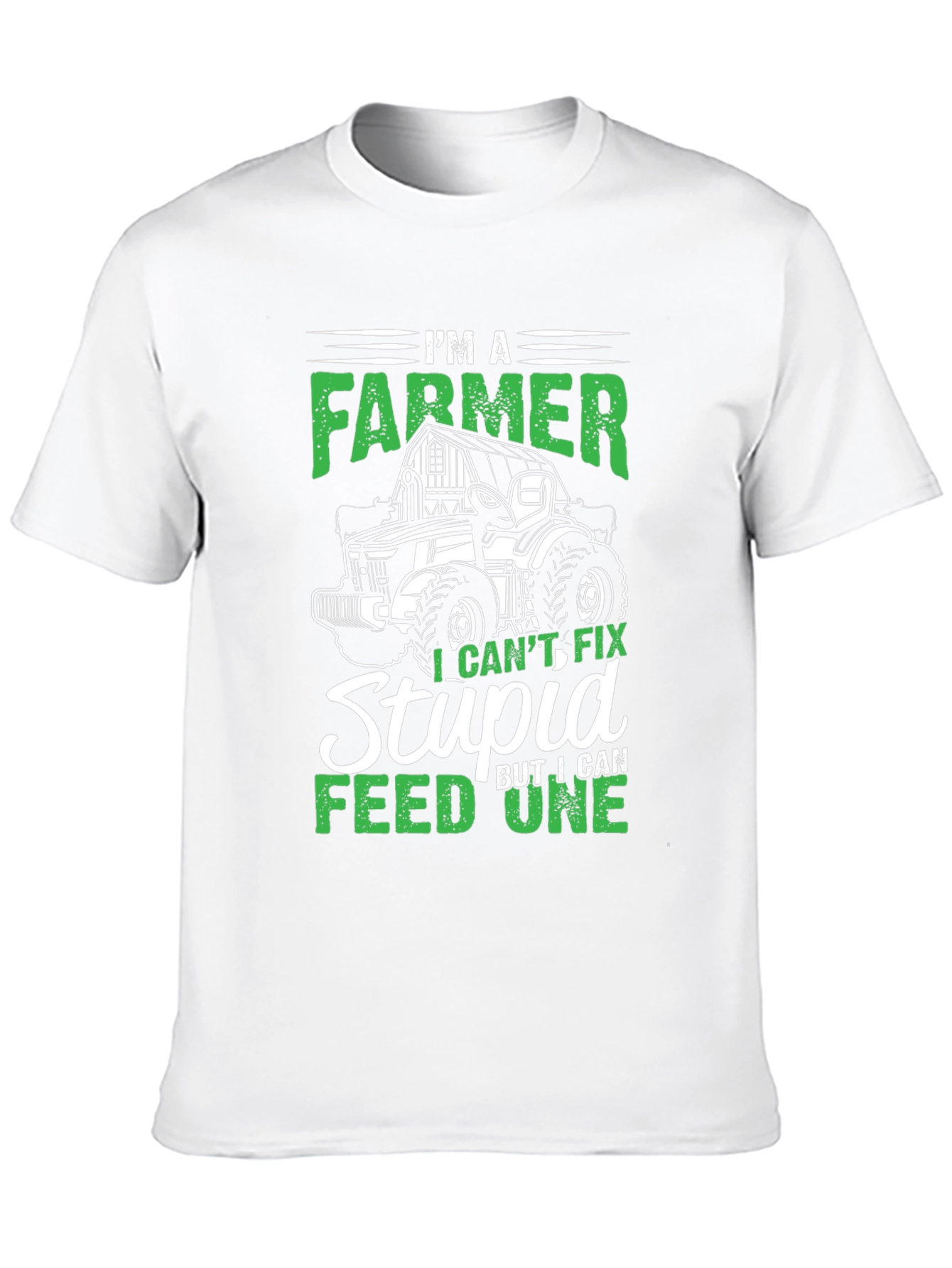 Black I'm A Farmer T-Shirt - Funny Farming Tee view 10