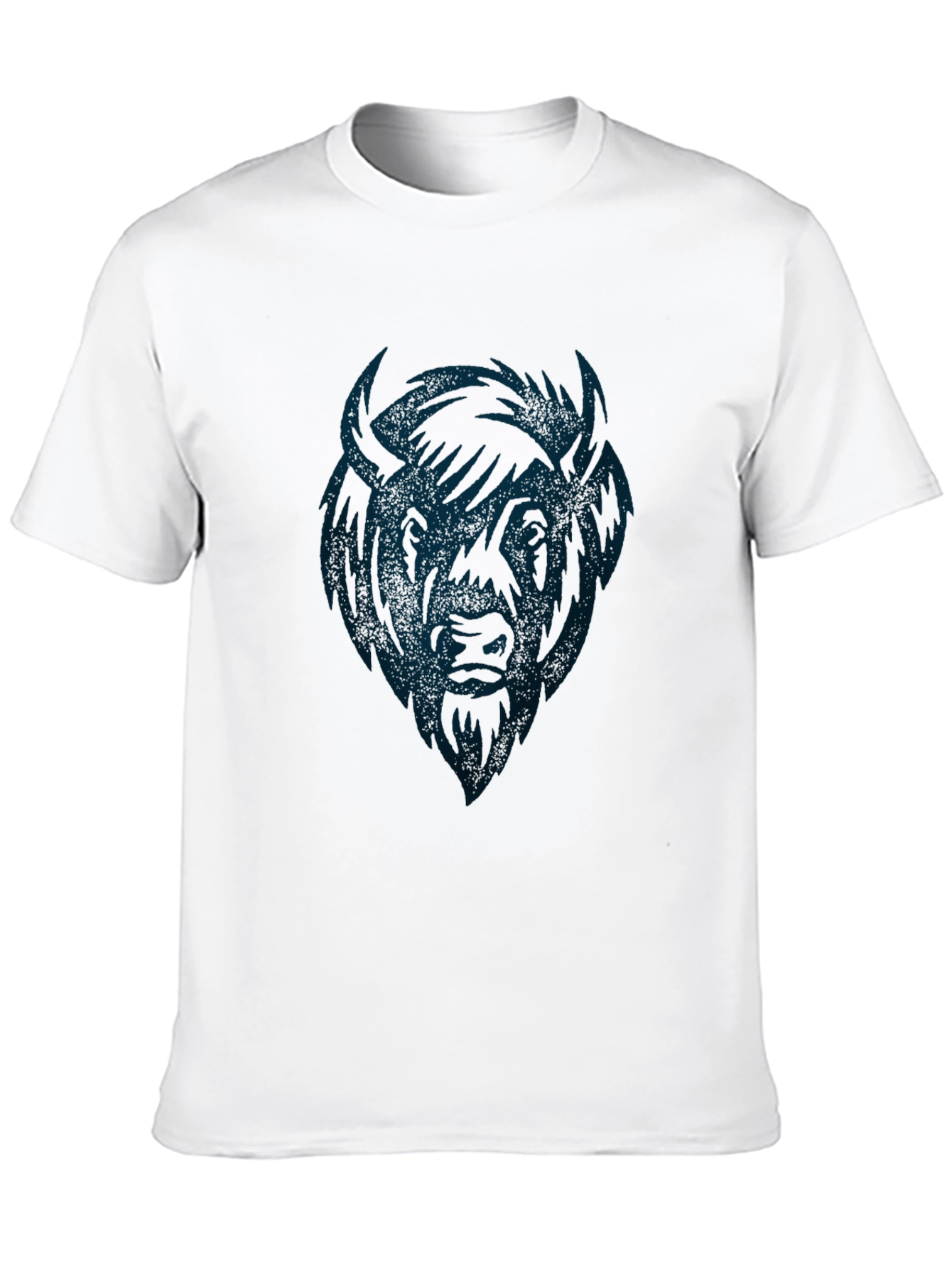Black Black Bison Graphic Tee - Soft Cotton Crew Neck view 10