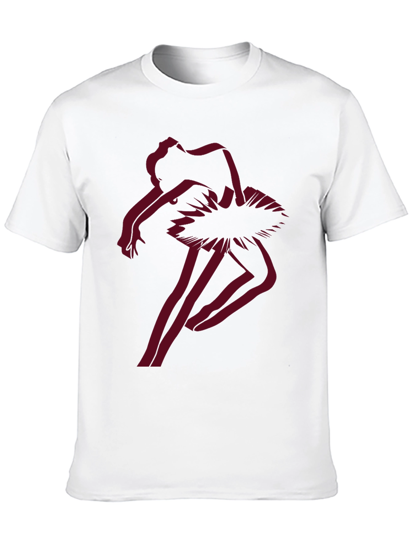 Black Ballerina Graphic Tee - Unique Dance T-Shirt view 10