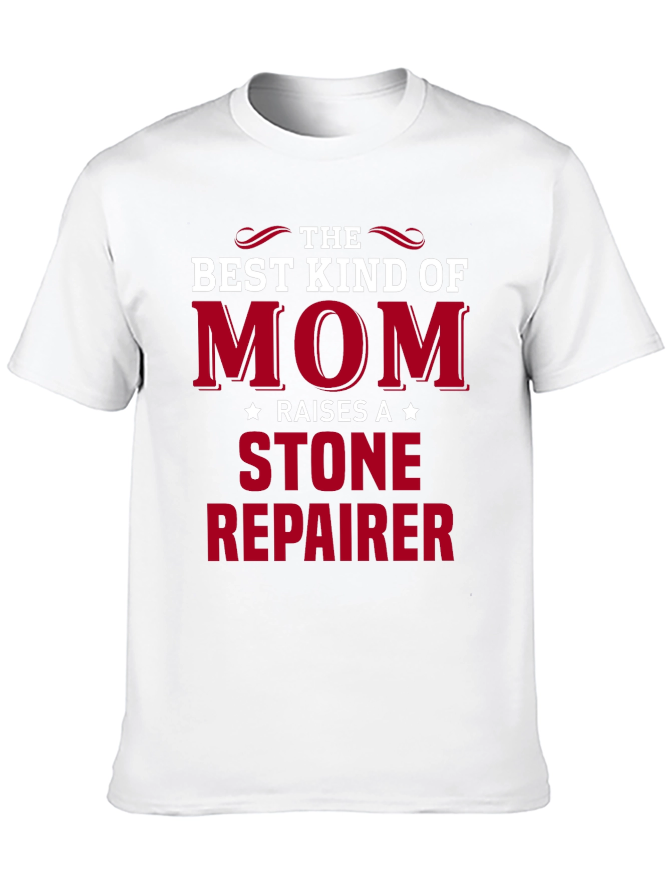 Black Best Kind of Mom Stone Repairer T-Shirt view 10