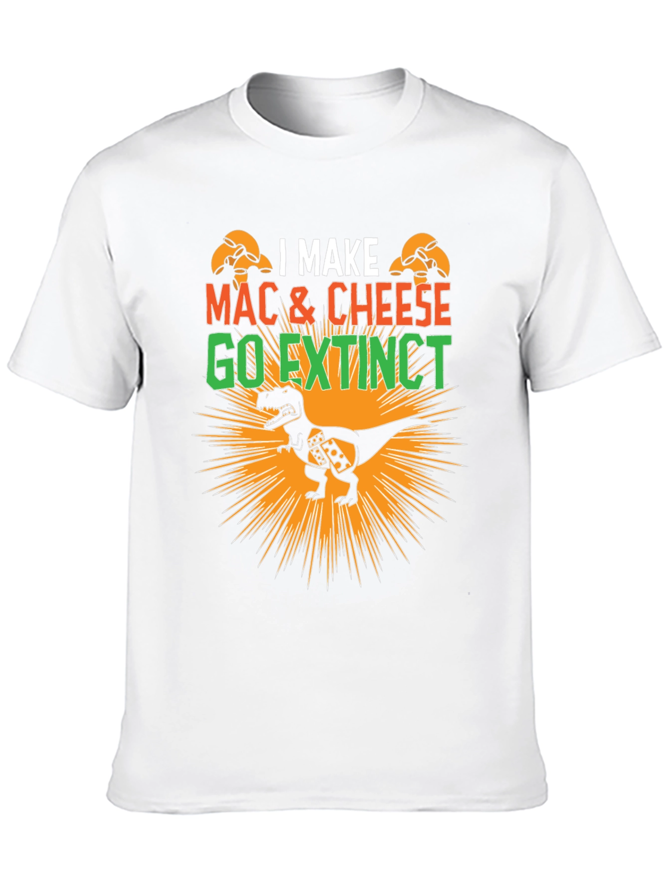 Black Mac & Cheese T-Rex Graphic T-Shirt view 10