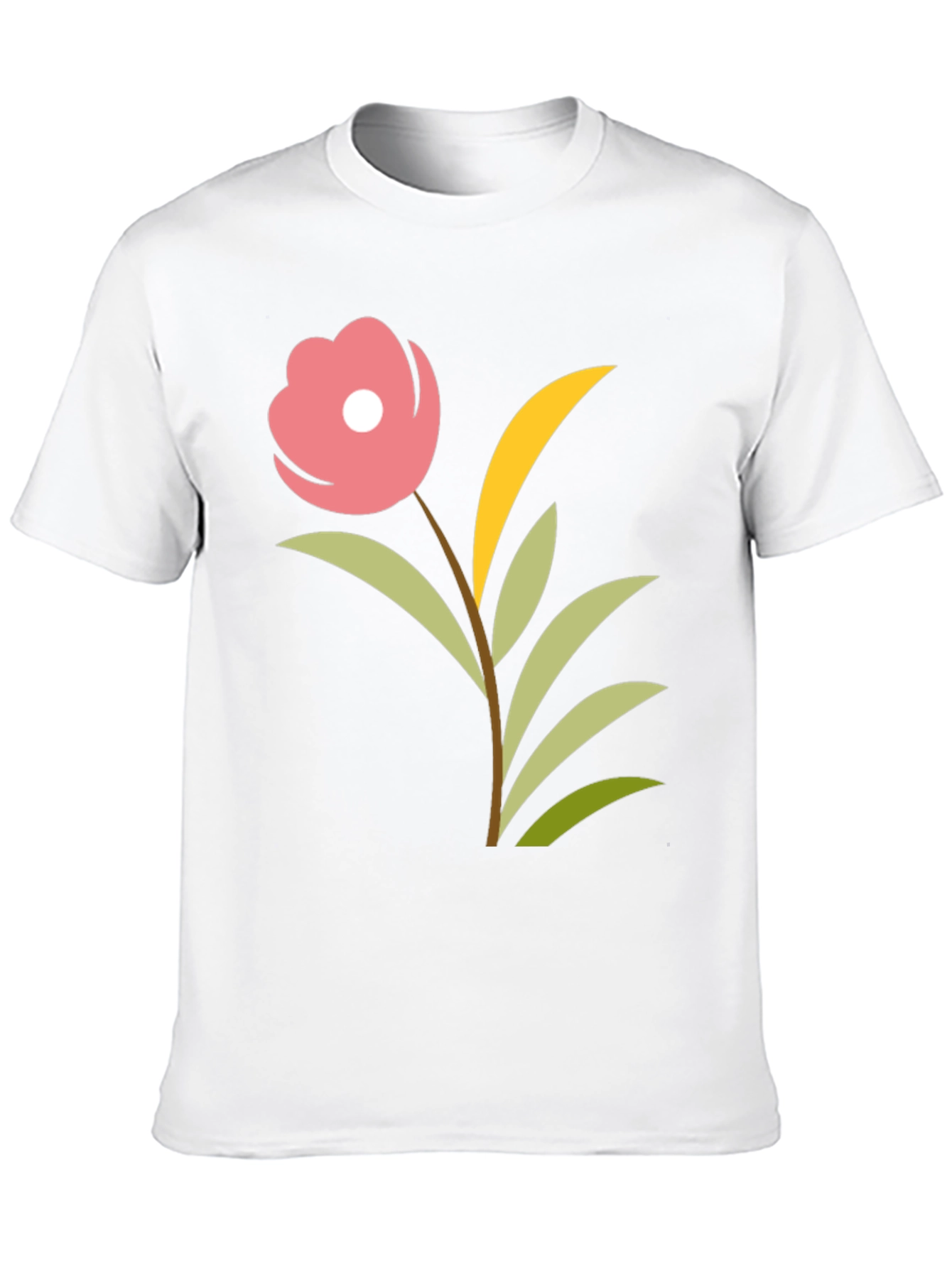 Black Floral Graphic Tee - Black view 10