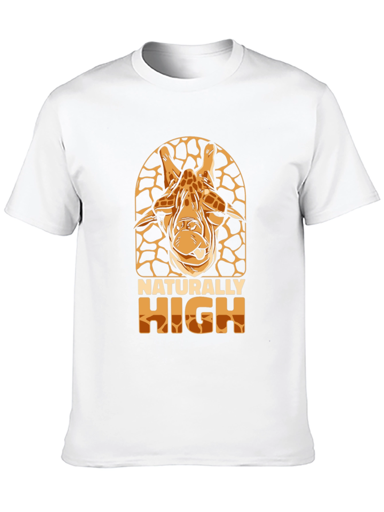 Black Naturally High Giraffe Graphic T-Shirt view 10