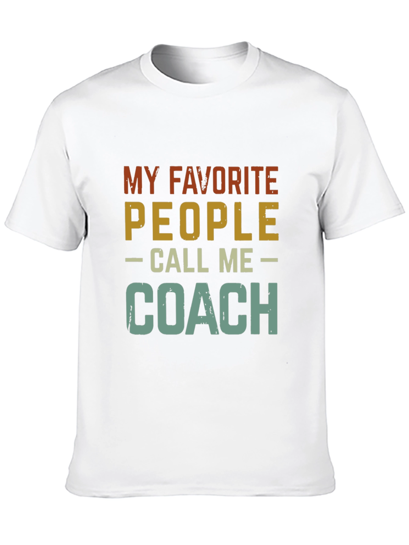 Black My Favorite People Call Me Coach T-Shirt view 10