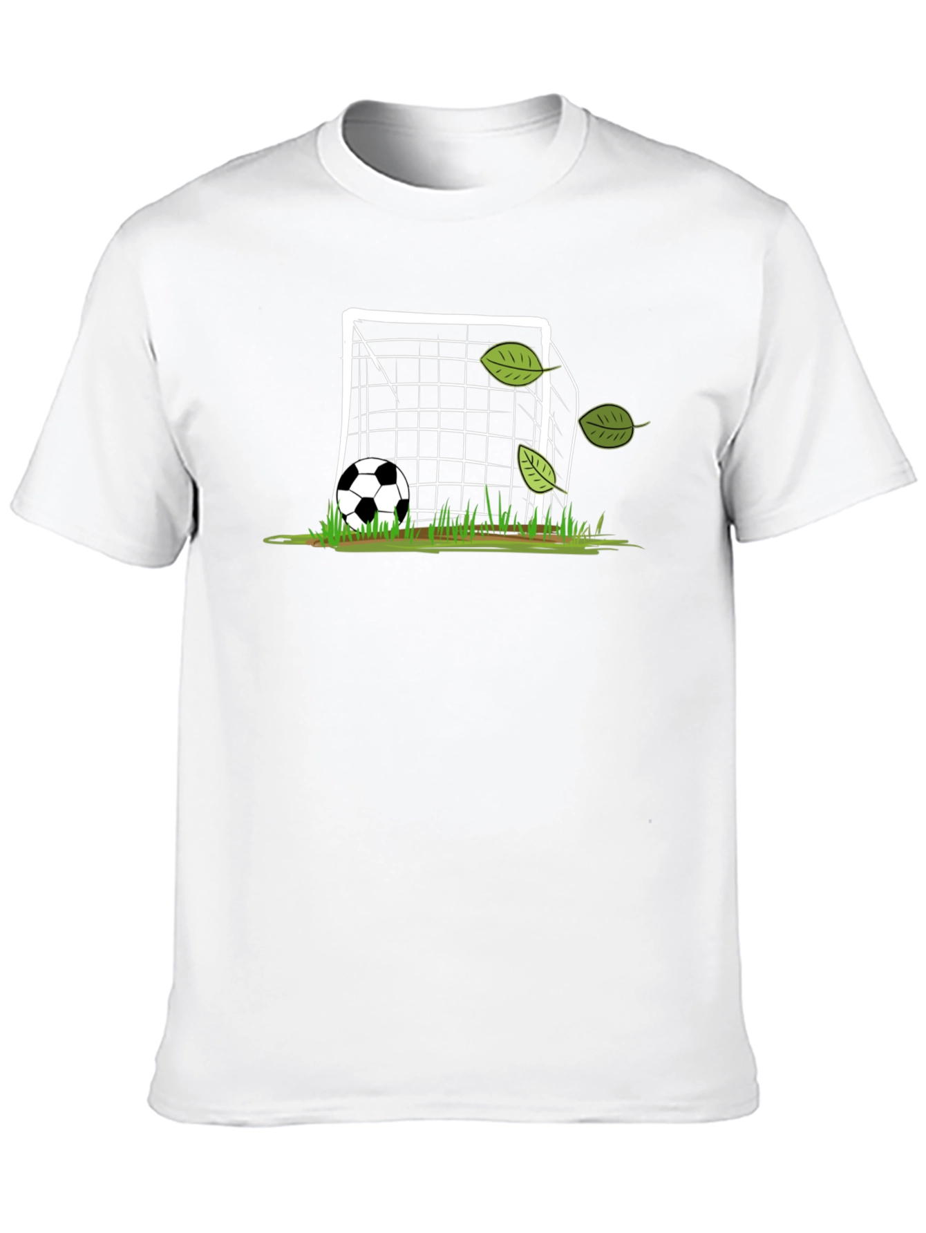 Black Soccer Goal T-Shirt view 10