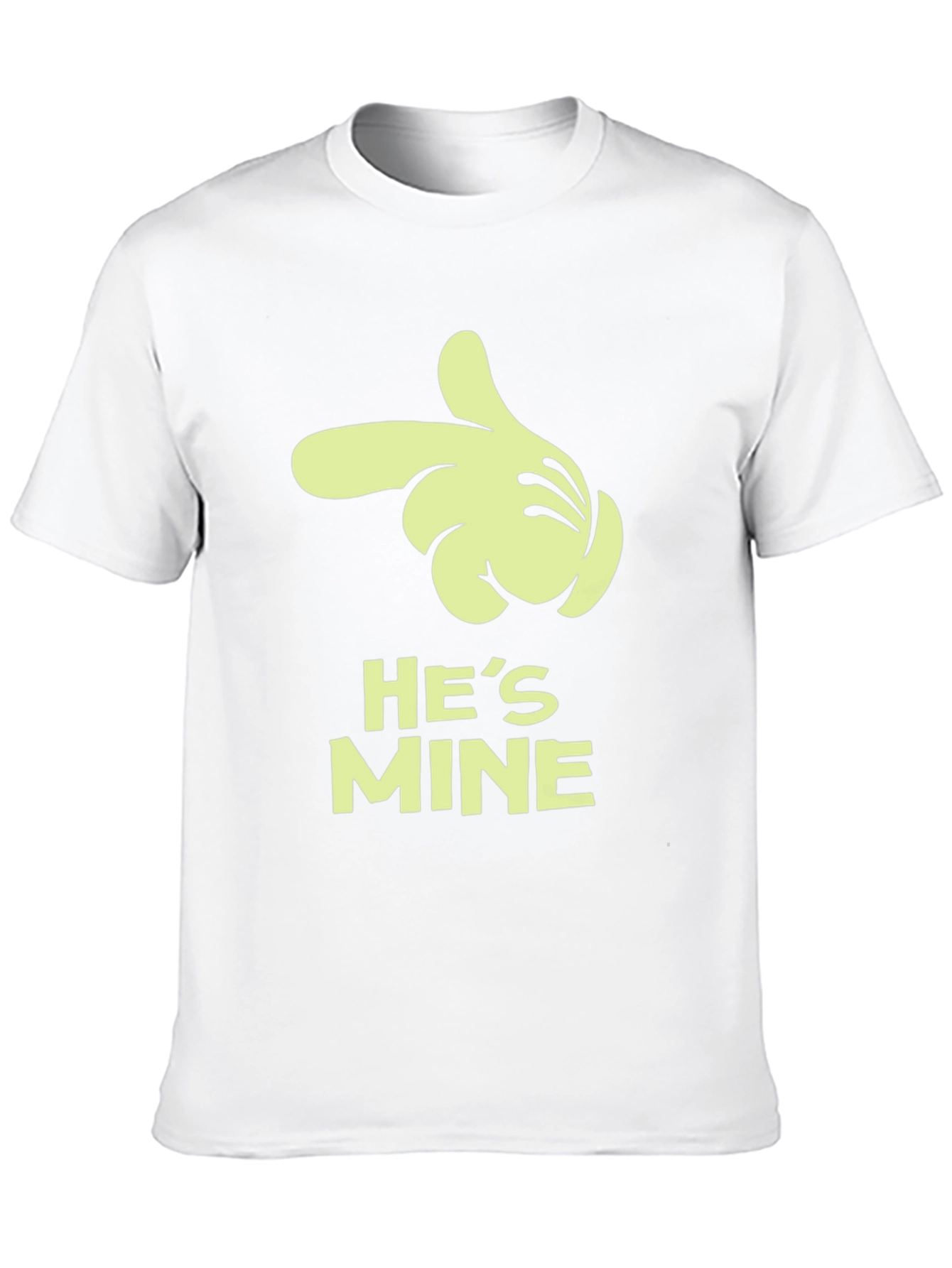 Black He's Mine Graphic Tee view 10