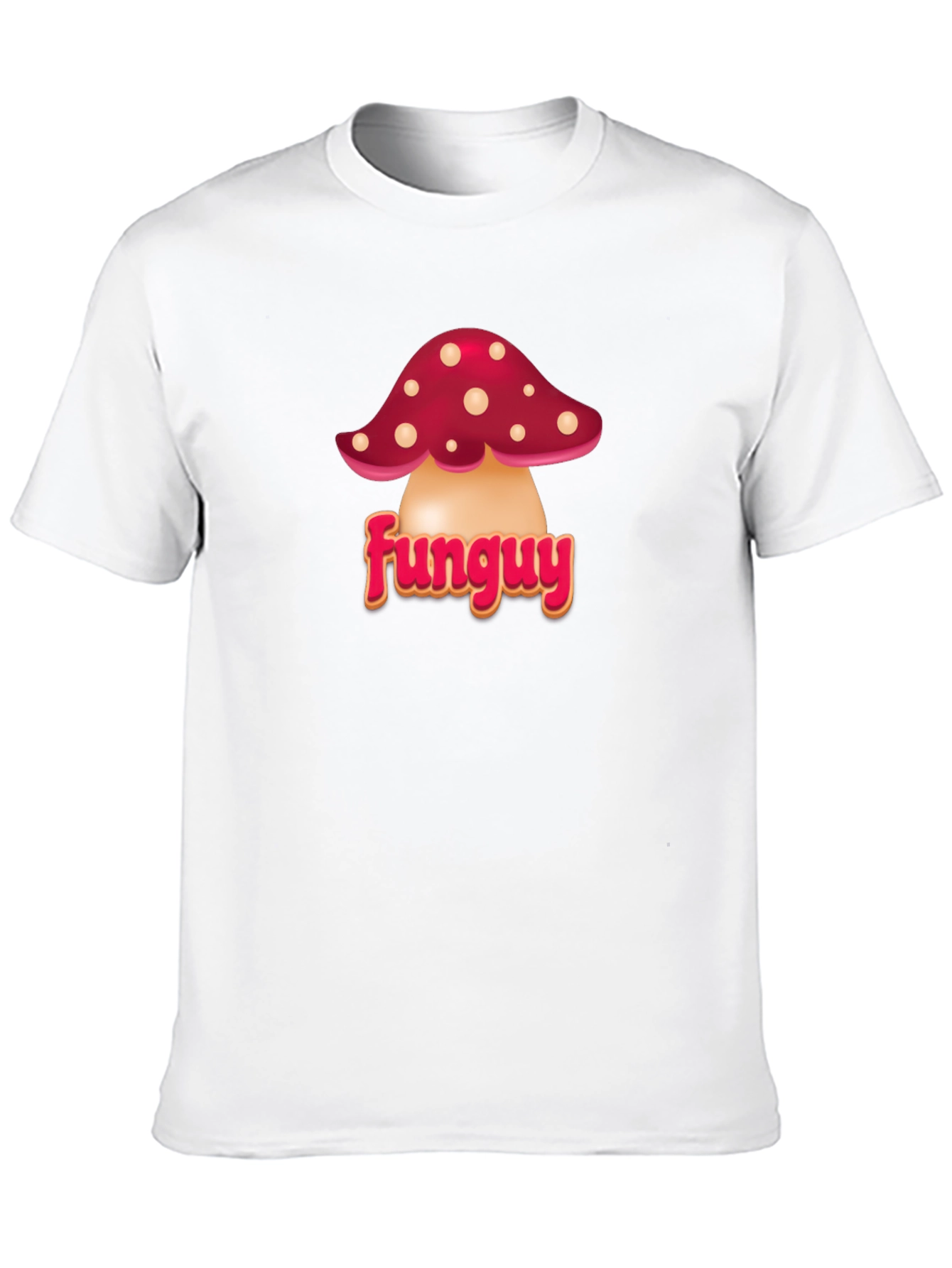 Black FunGuy Mushroom Graphic Tee - Black Cotton T-Shirt view 10
