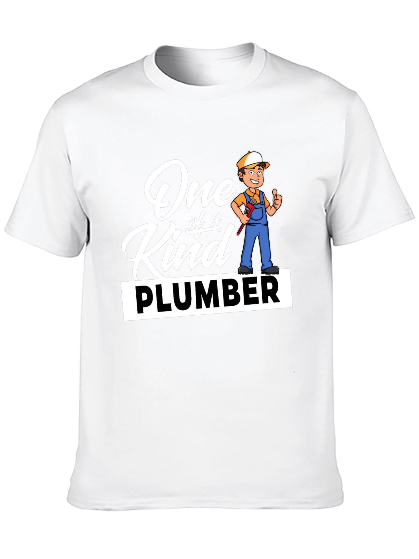 Black One of a Kind Plumber Graphic T-Shirt view 10