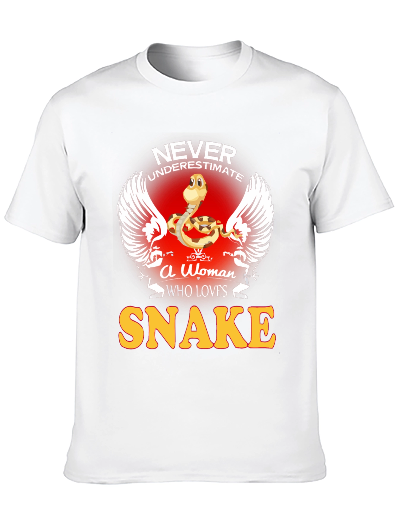 Black Never Underestimate A Woman Who Loves Snakes Tee view 10