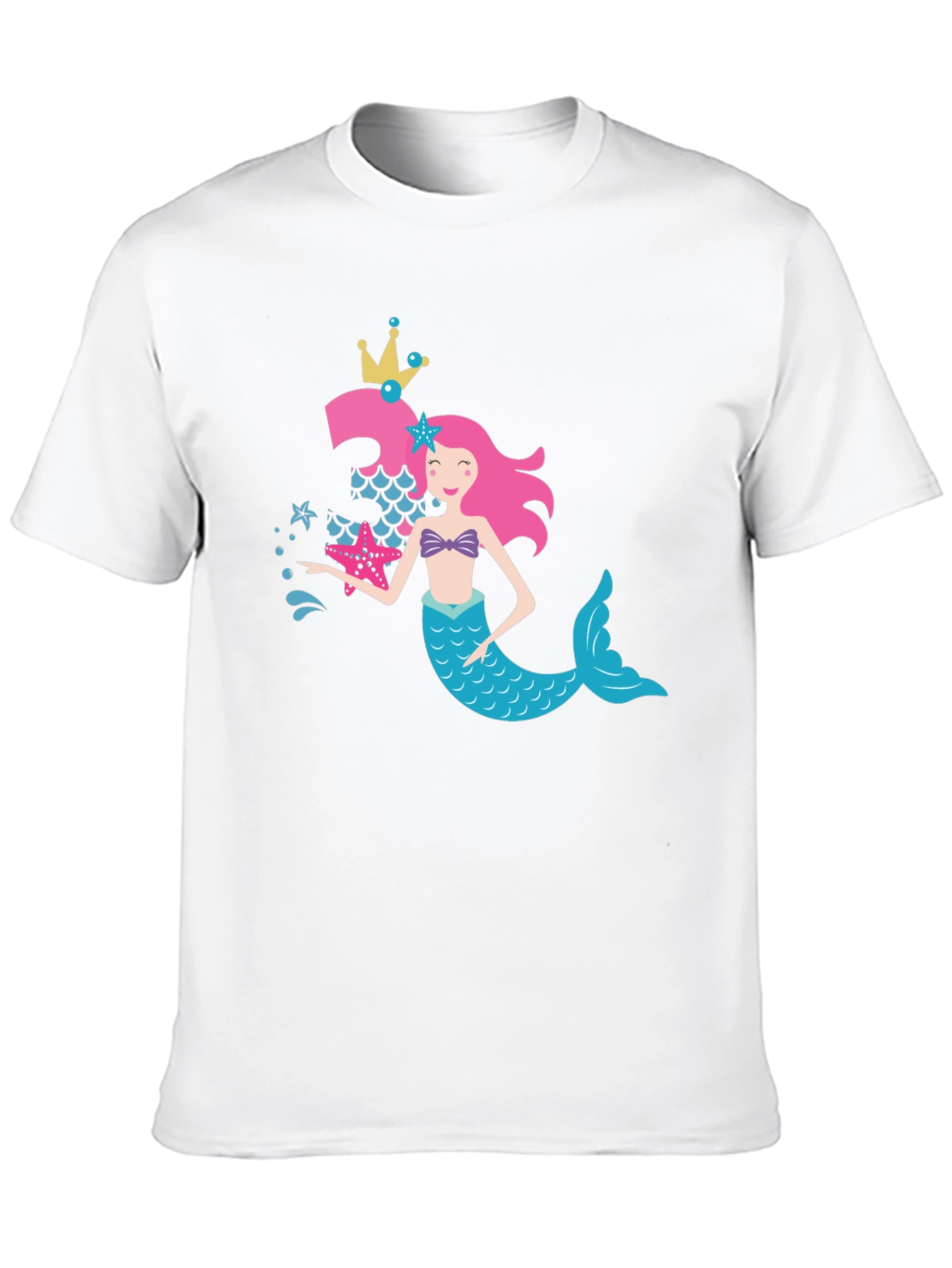 Mermaid Birthday Girl T-Shirt - 10