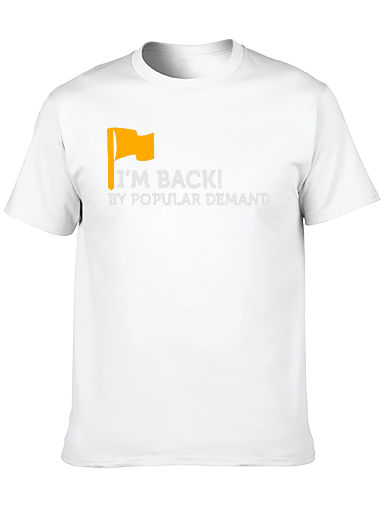 Black I'm Back! T-Shirt - By Popular Demand view 10