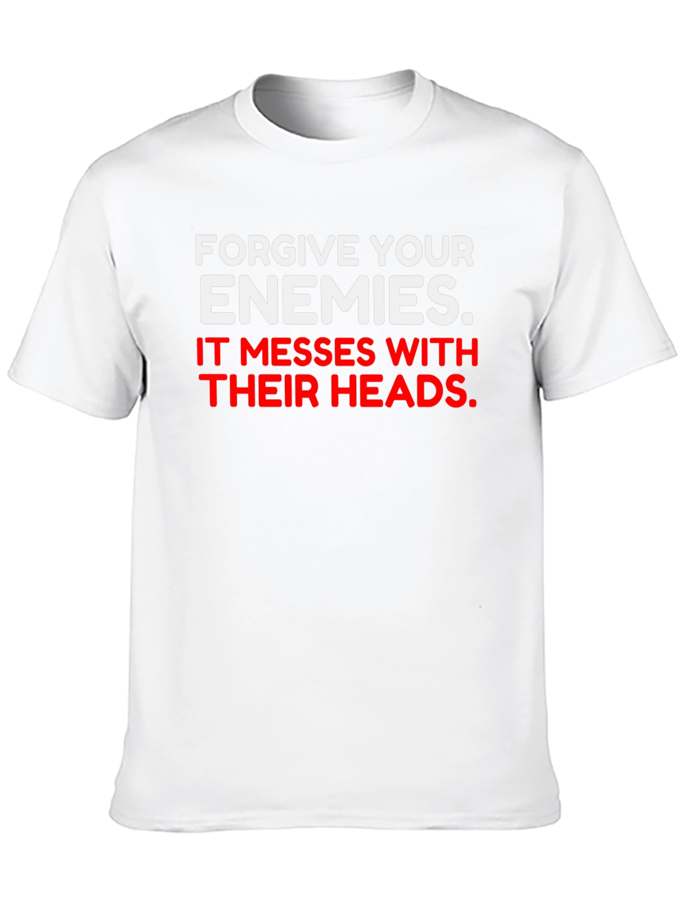 Black Forgive Your Enemies Graphic Tee view 10