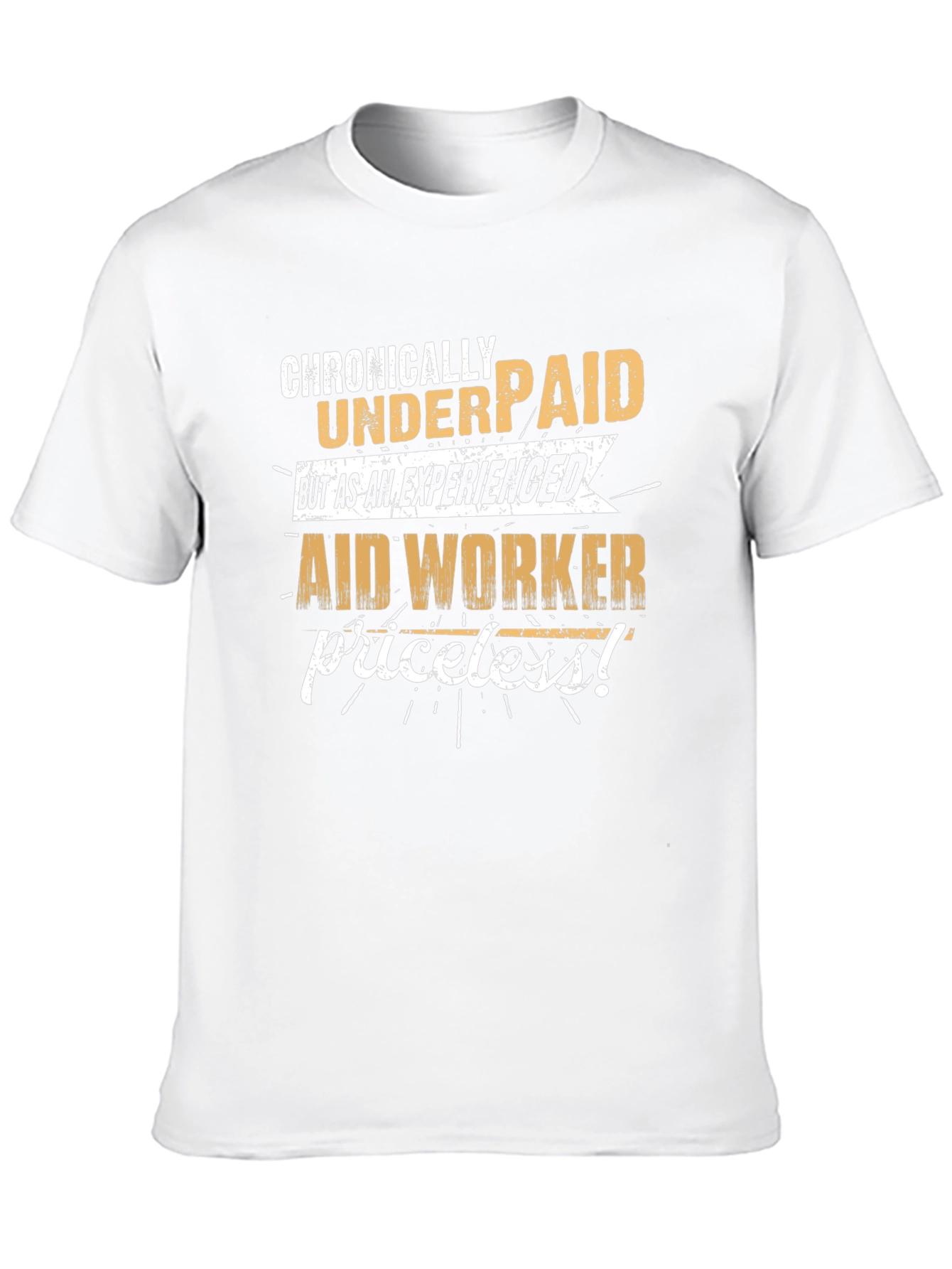 Black Chronically Underpaid Aid Worker T-Shirt view 10