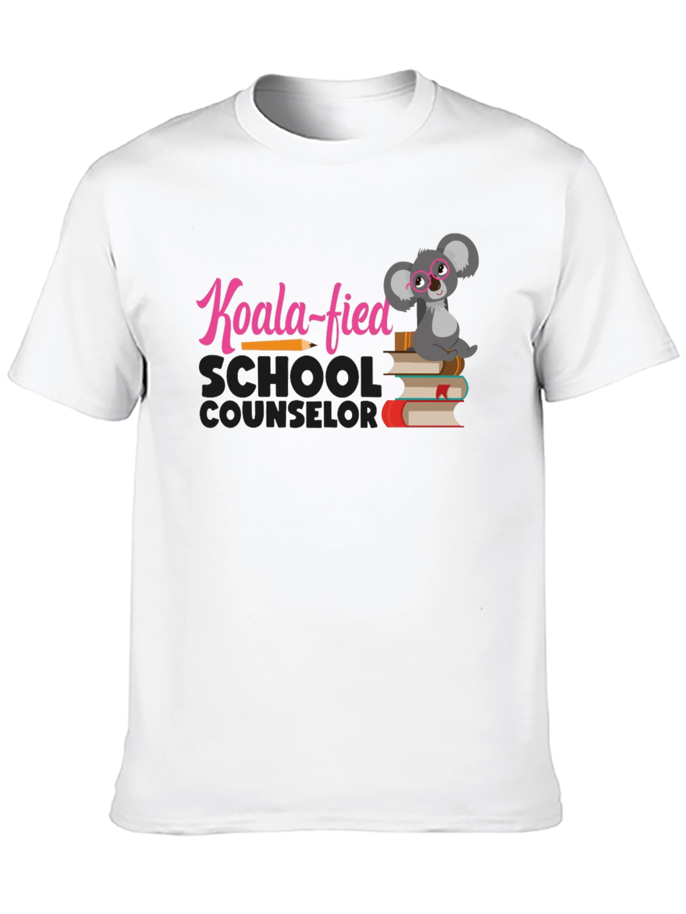 Black Koala-fied School Counselor T-Shirt view 10