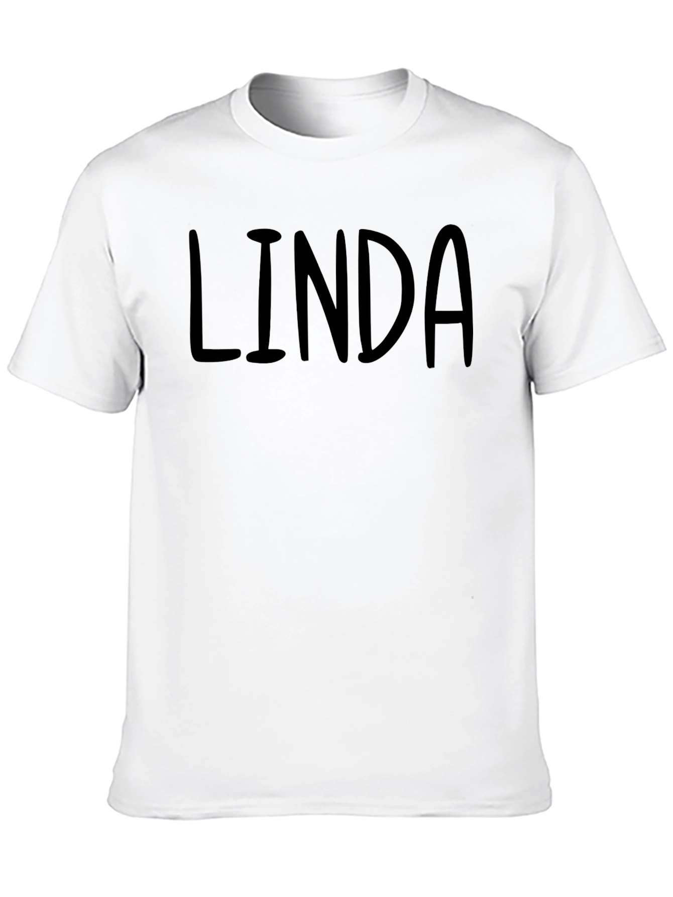 Black Linda Personalized Black Graphic Tee view 10
