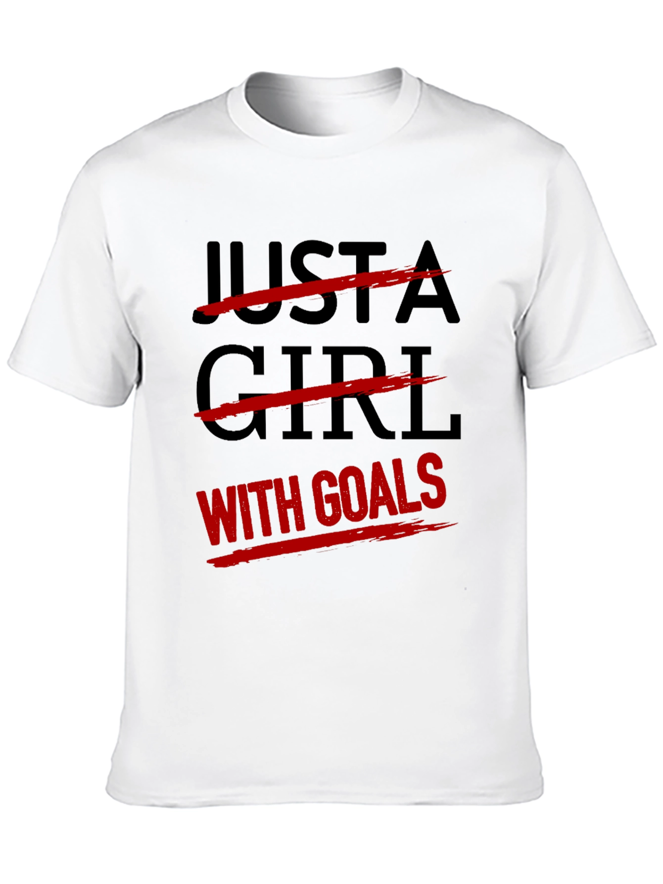 Black Goal-Getter Graphic Tee: Black Cotton T-Shirt view 10