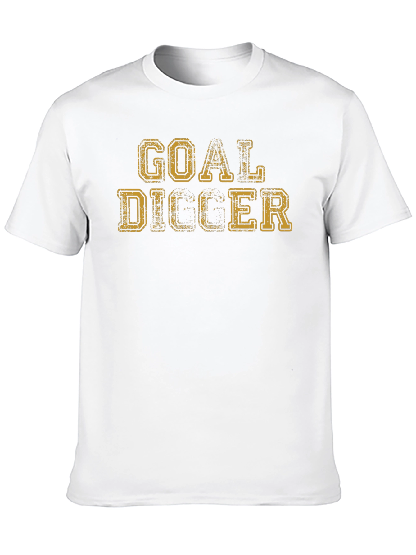 Black Goal Digger Graphic T-Shirt - Black Crew Neck Tee view 10