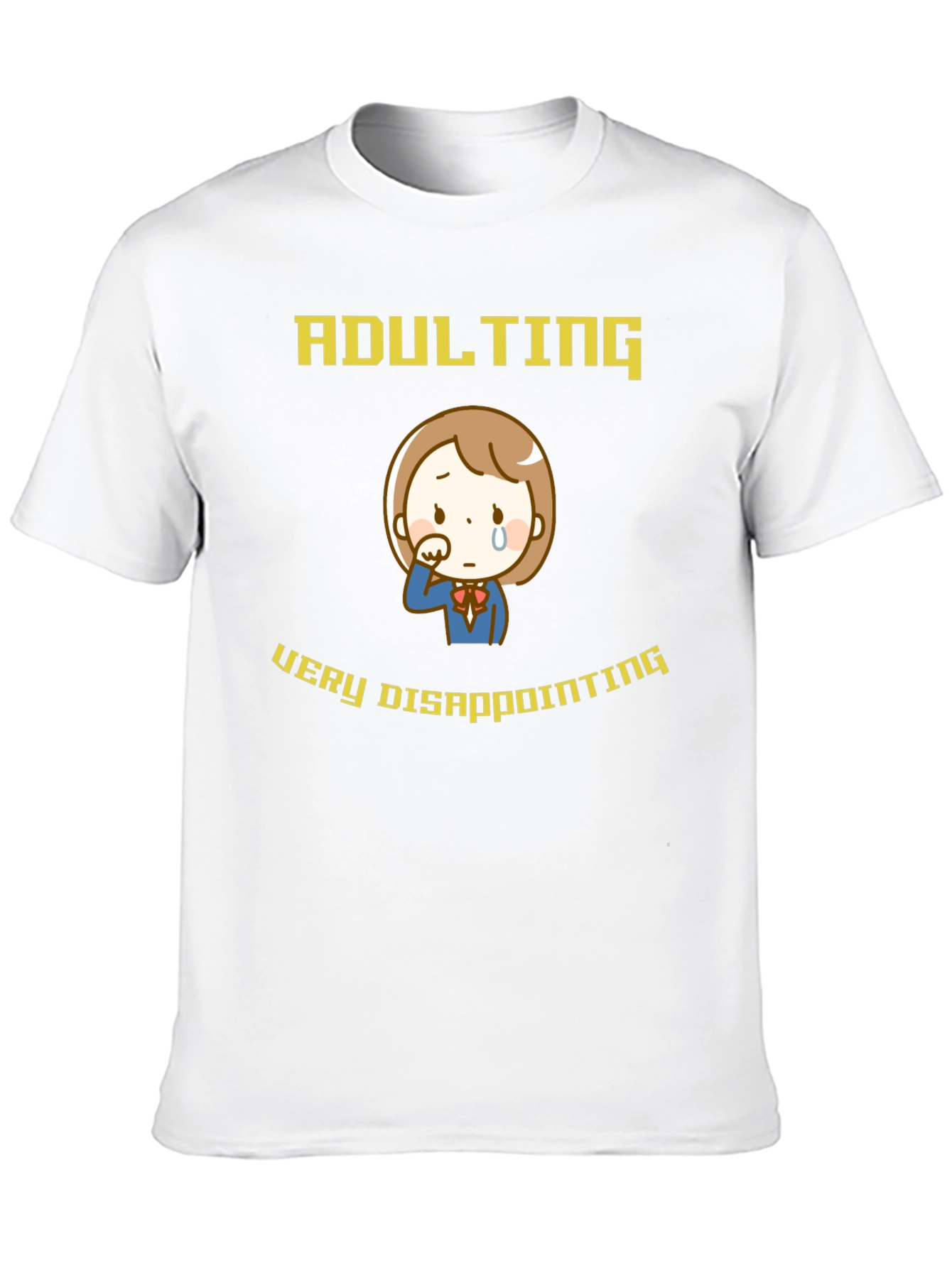 Black Adulting Disappointing T-Shirt view 10