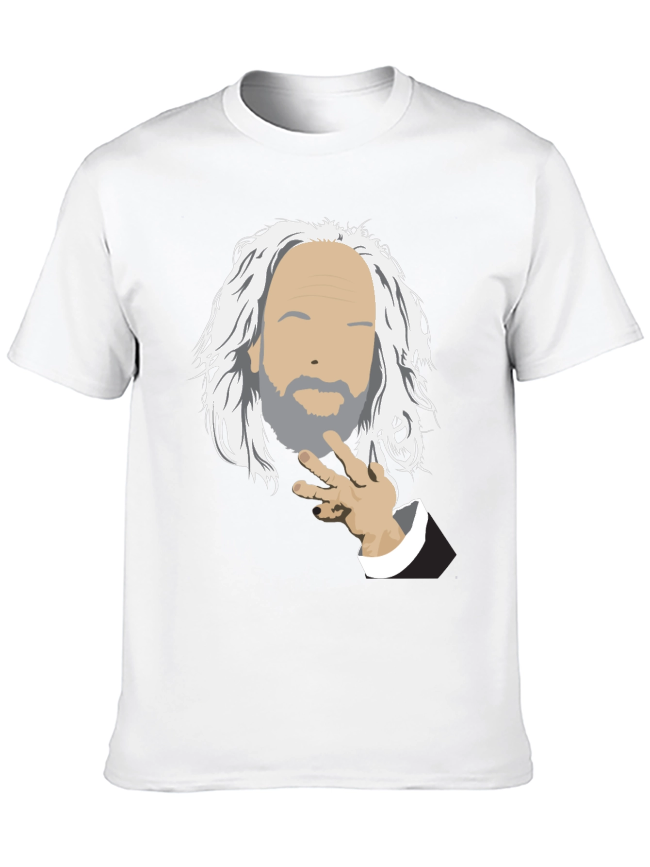 Black Philosopher Graphic Tee - Black Cotton T-Shirt view 10