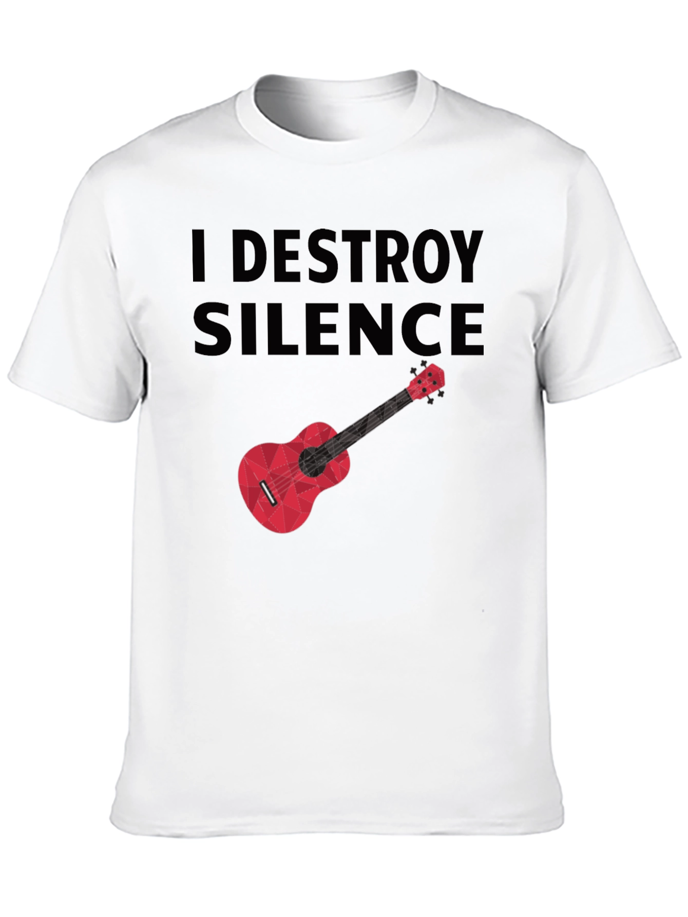Black I Destroy Silence Graphic Tee view 10